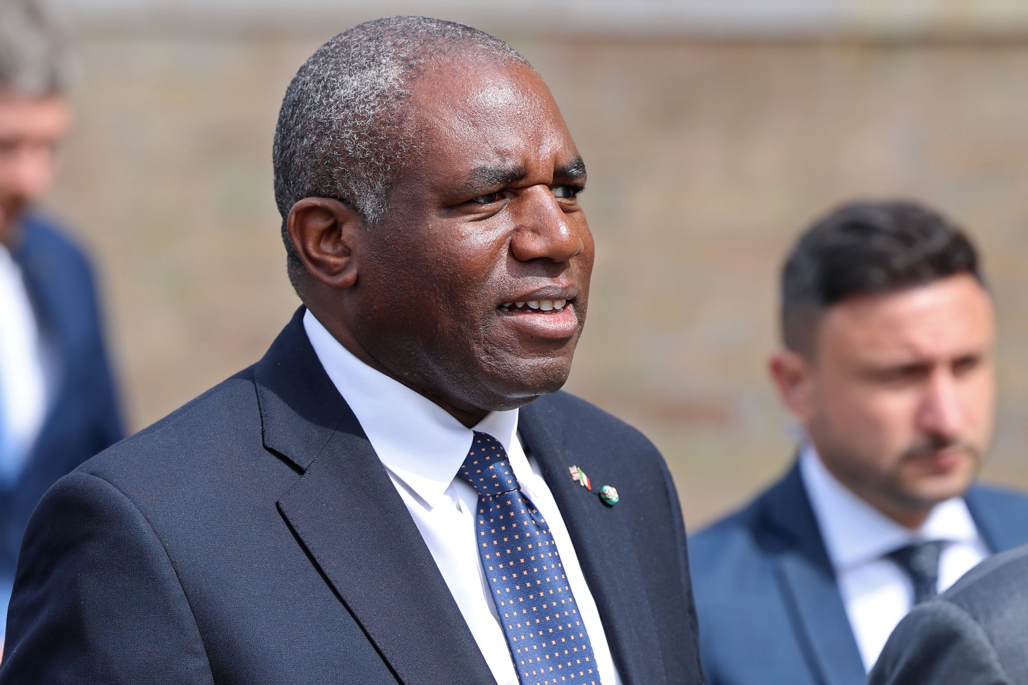Foreign Secretary David Lammy said he was ‘appalled’ by the incident (Chris Jackson/PA)