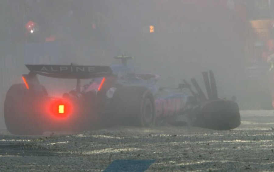 Franco Colapinto also suffered a big crash in Imola