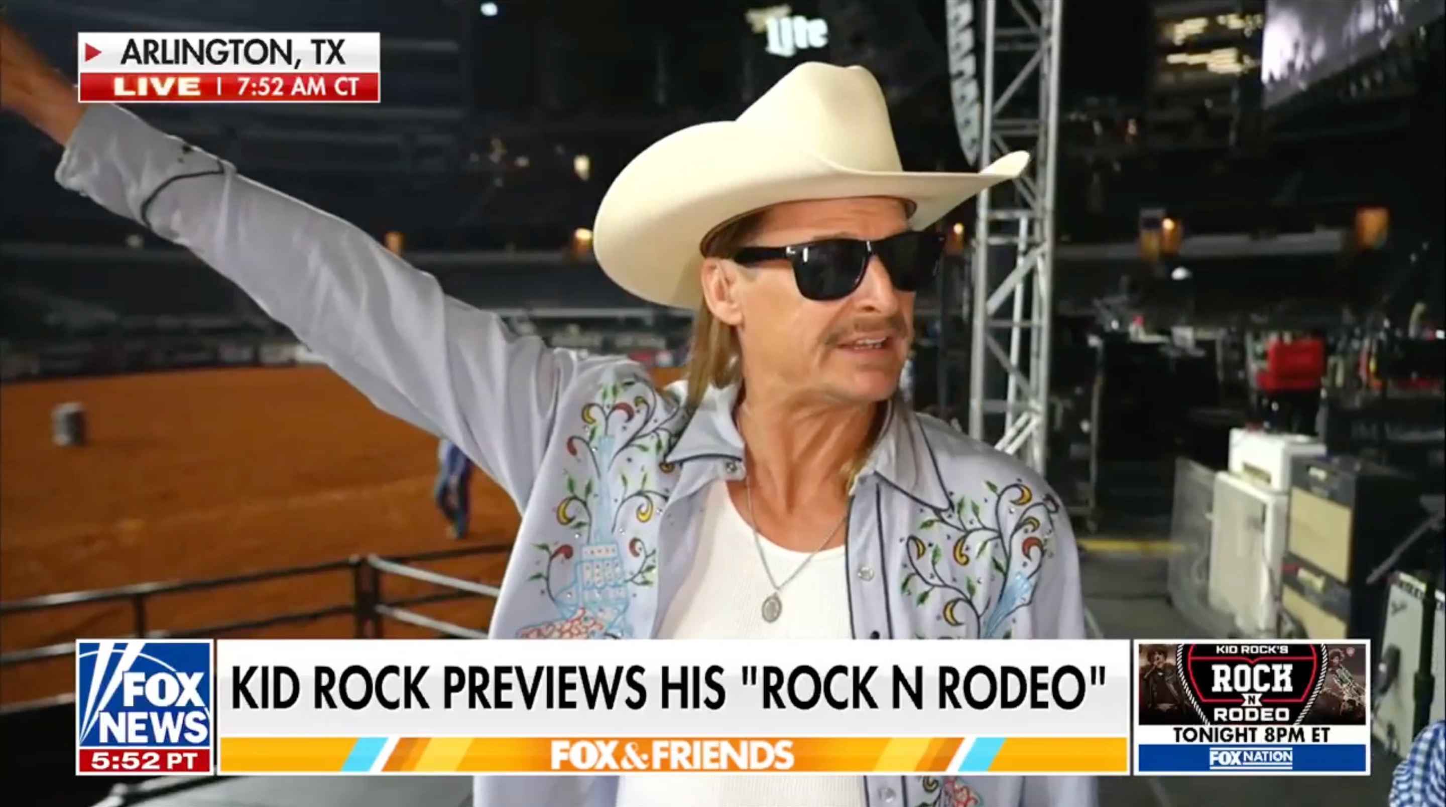Kid Rock slammed Bruce Springsteen while appearing on ‘Fox & Friends’