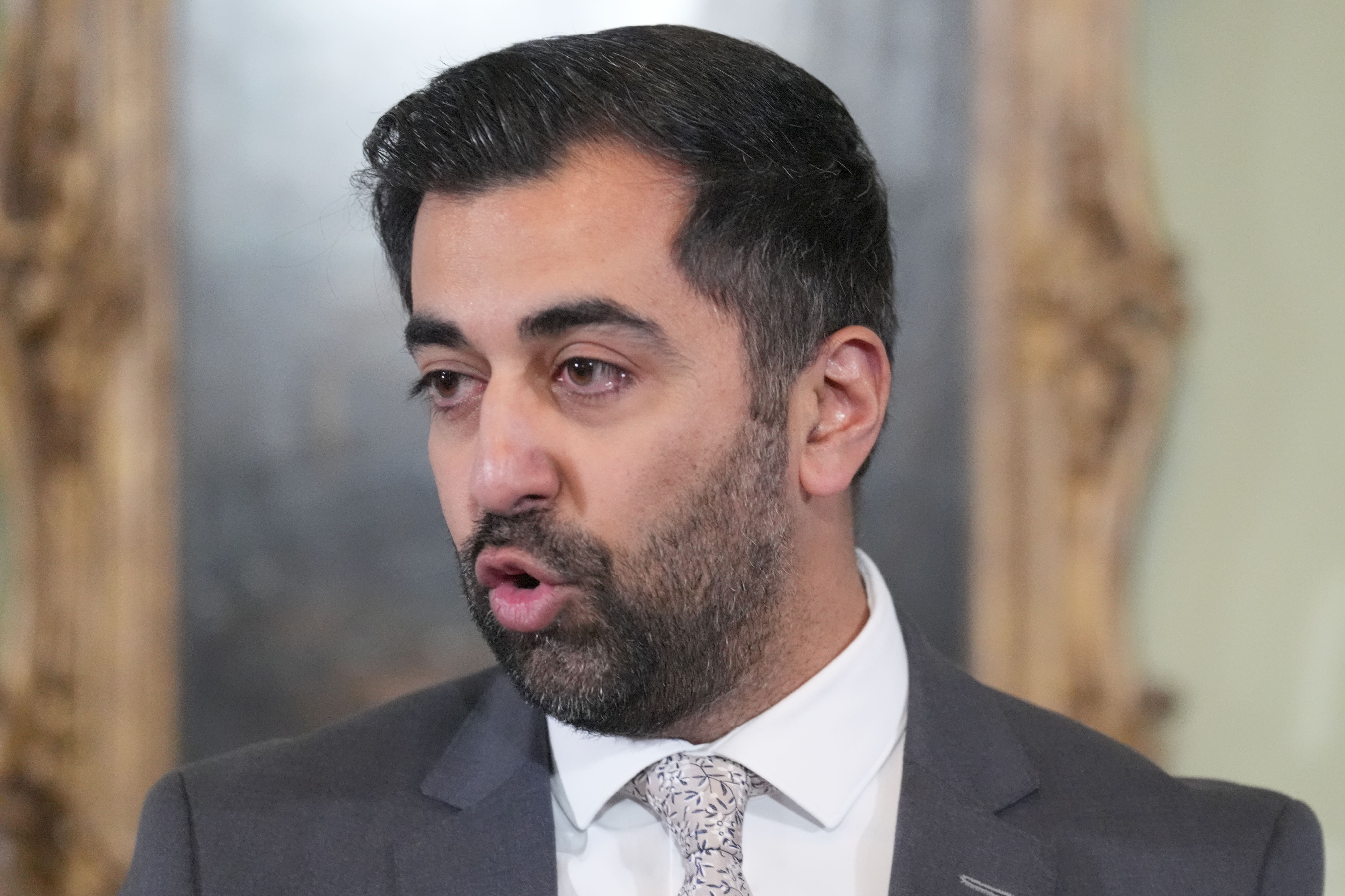 Former Scottish first minister Humza Yousaf hit out at the Prime Minister’s ‘dog whistle’ stance on immigration (Andrew Milligan/PA)