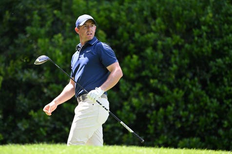 <p>Rory McIlroy in action at the PGA Championship</p>