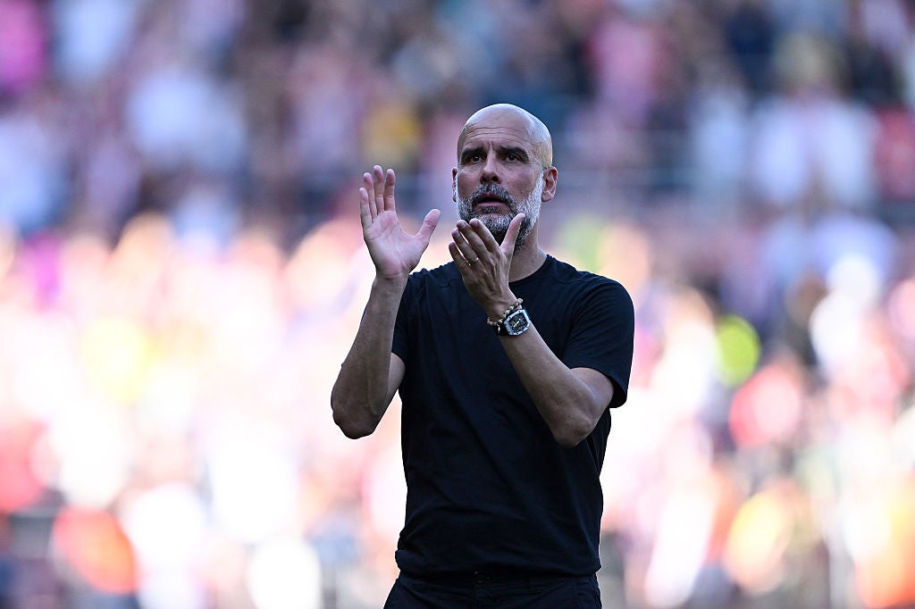 Guardiola's side are in the middle of a tight battle for European spots