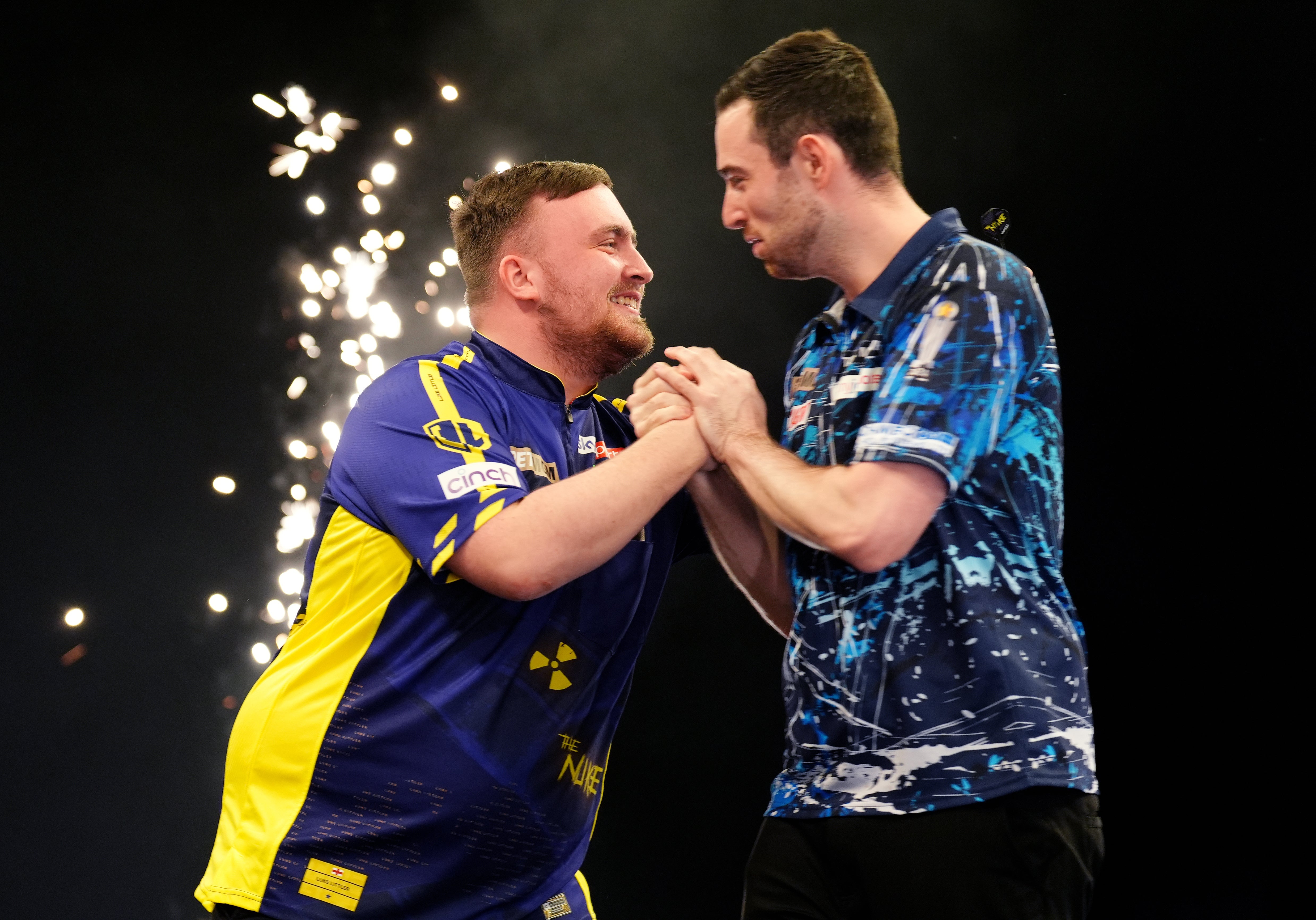 <p>Luke Littler, left, and Luke Humphries are ranked second and first in the world respectively (Andrew Milligan/PA)</p>