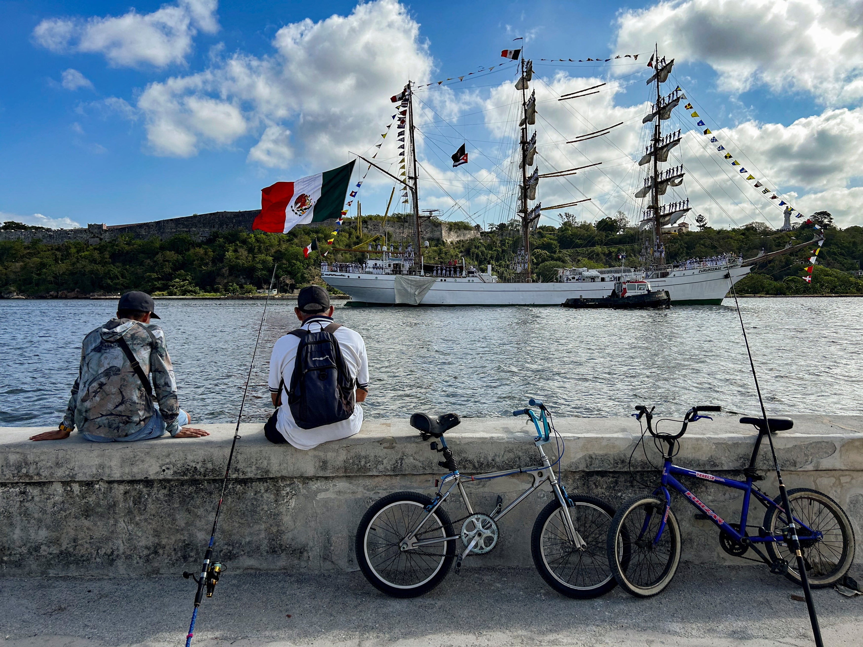 The Cuauhtémoc was due to complete a 200-day trip, visiting 22 ports in 15 countries, including Jamaica, Cuba, Scotland, Spain, Barbados, Iceland and the U.K. The trip was unexpectedly cut short in New York.