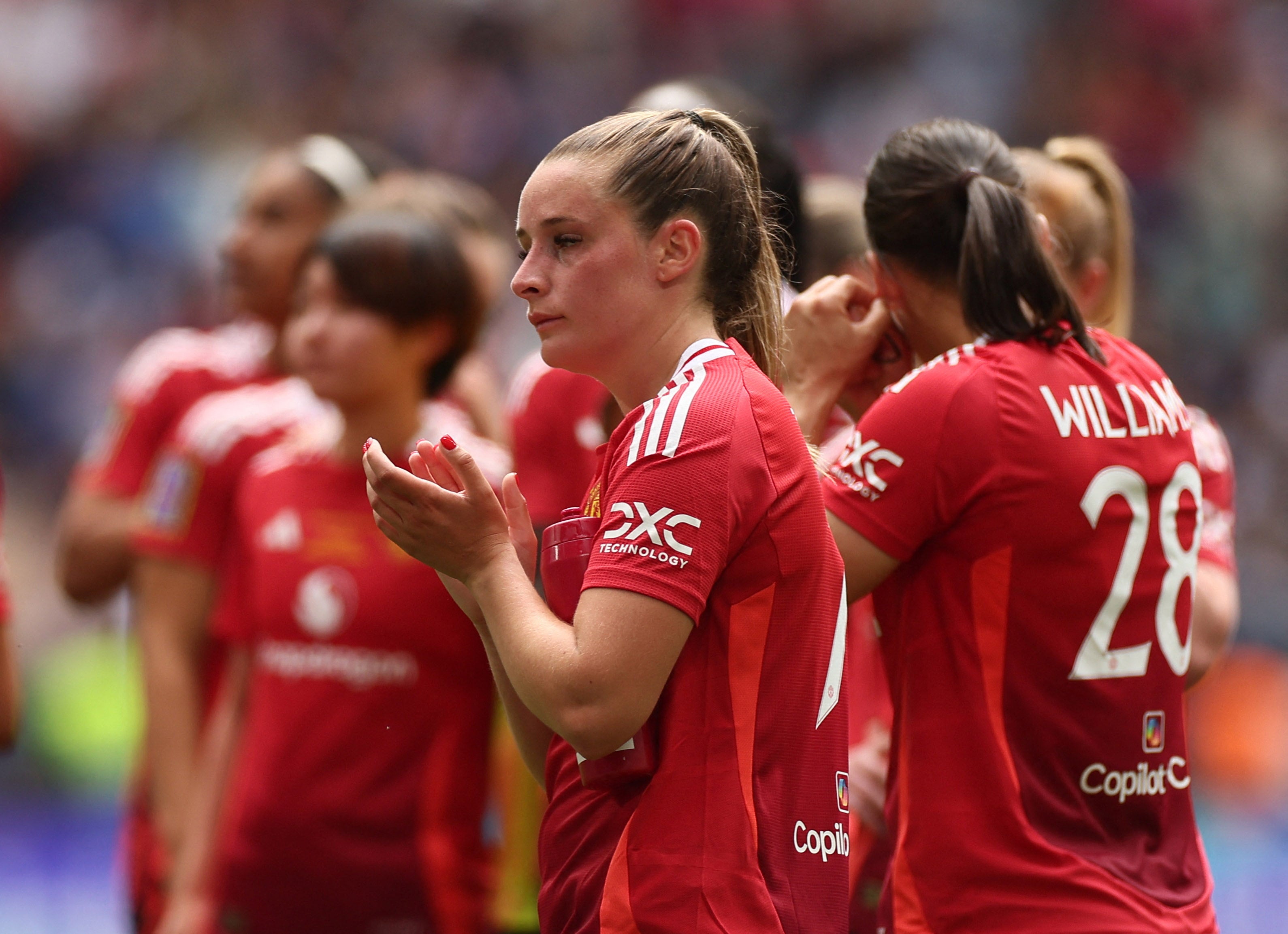 Toone was left frustrated after starting the cup final on the bench