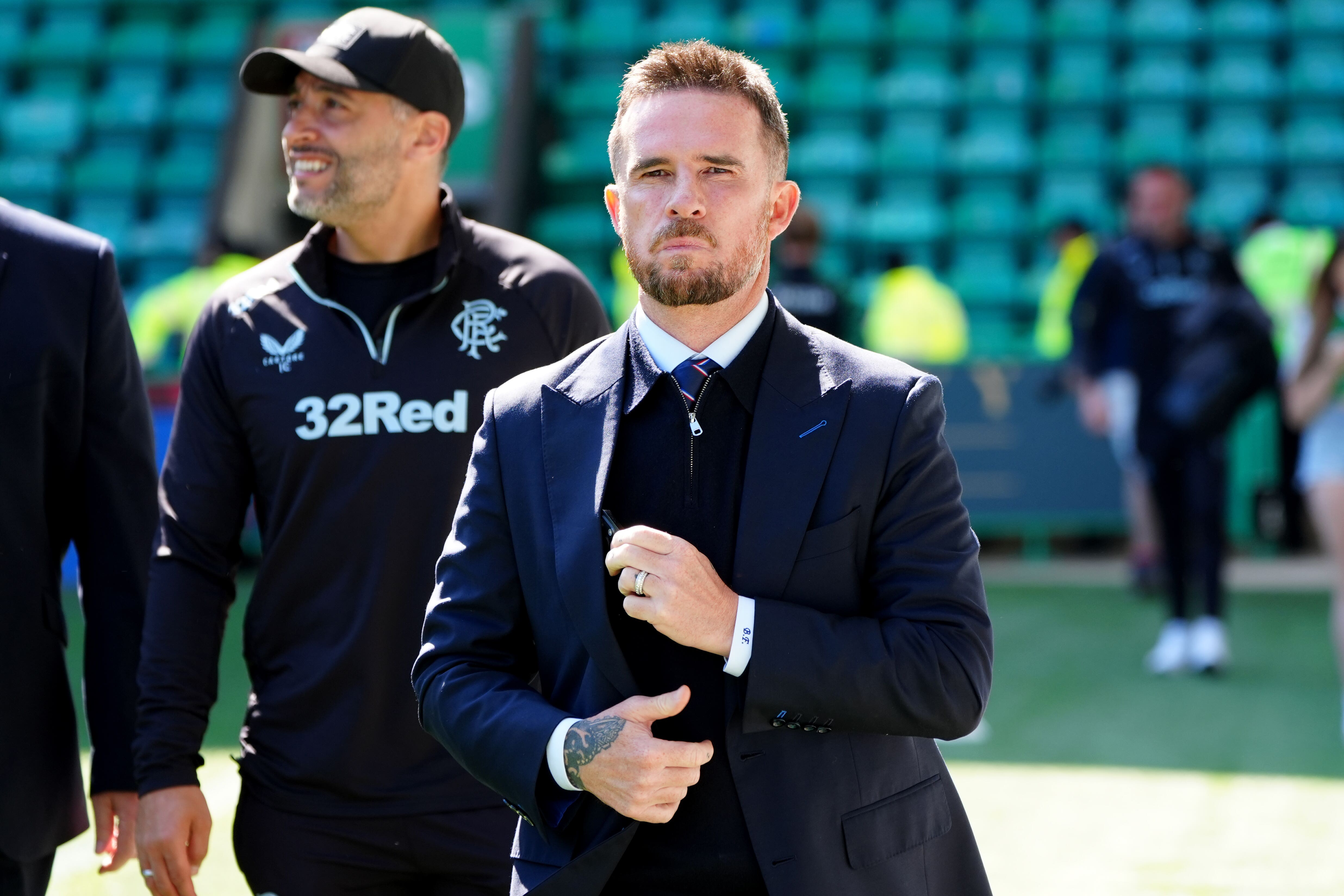 Barry Ferguson has left his role as interim head coach at Rangers (Jane Barlow/PA)