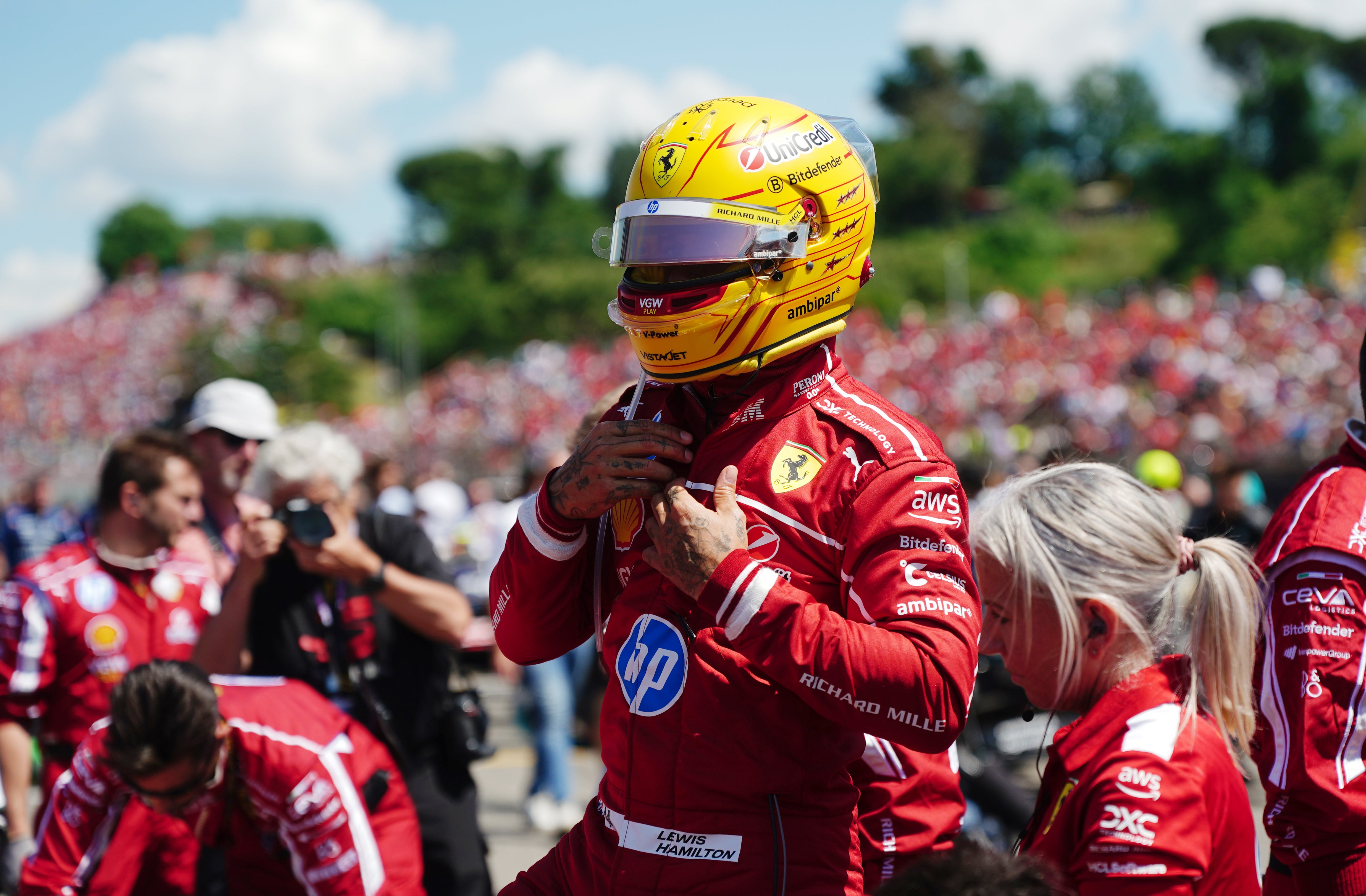 Hamilton was satisfied with his race in Imola