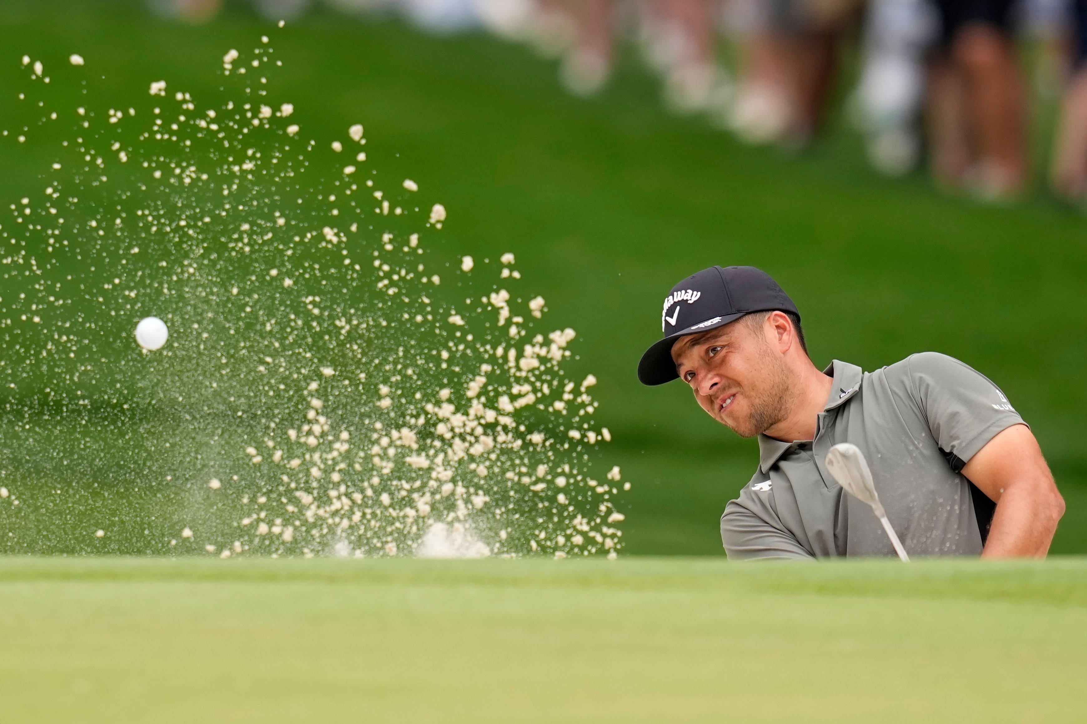 Xander Schauffele ended the defence of his US PGA title with his lowest round of the week (David J. Phillip/AP)