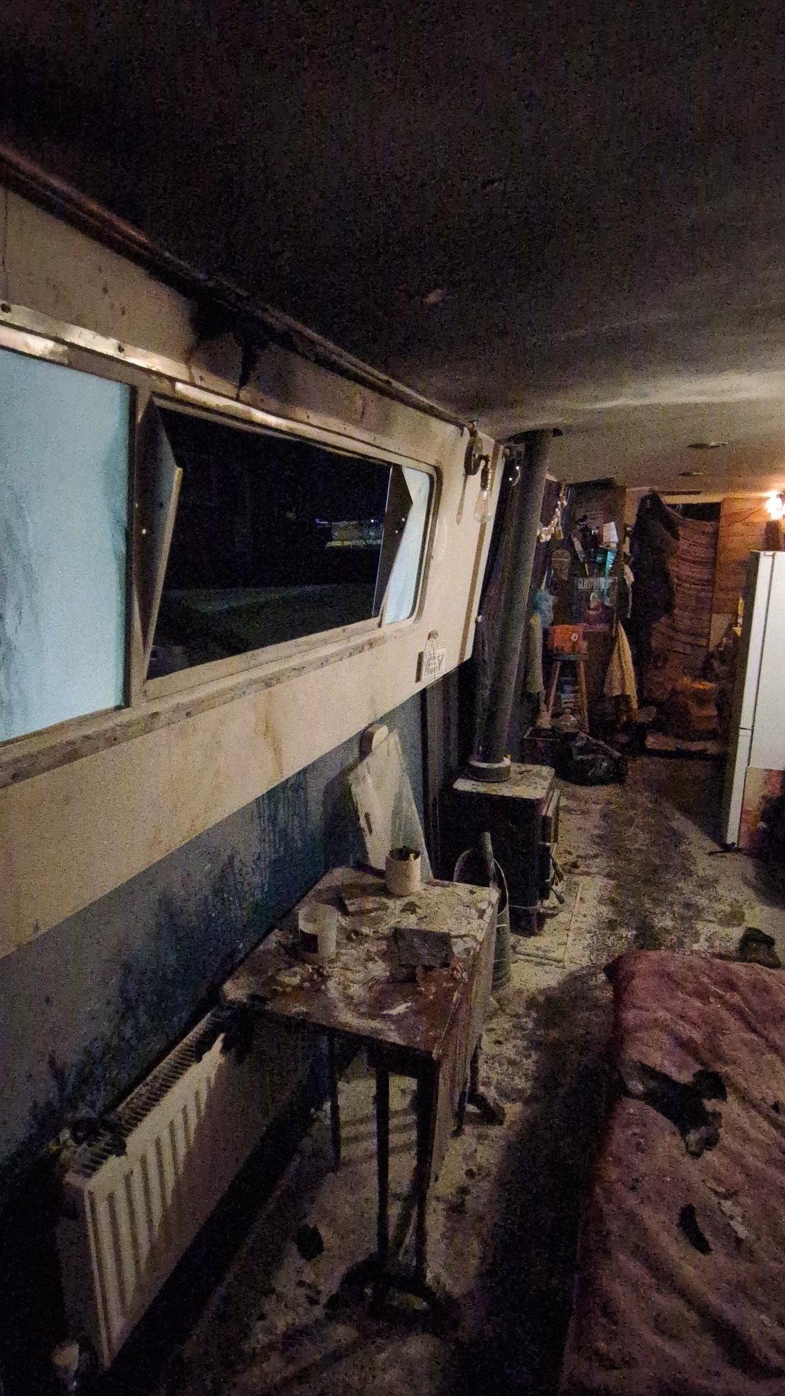 Fortunately, the fire didn’t hit the electrics