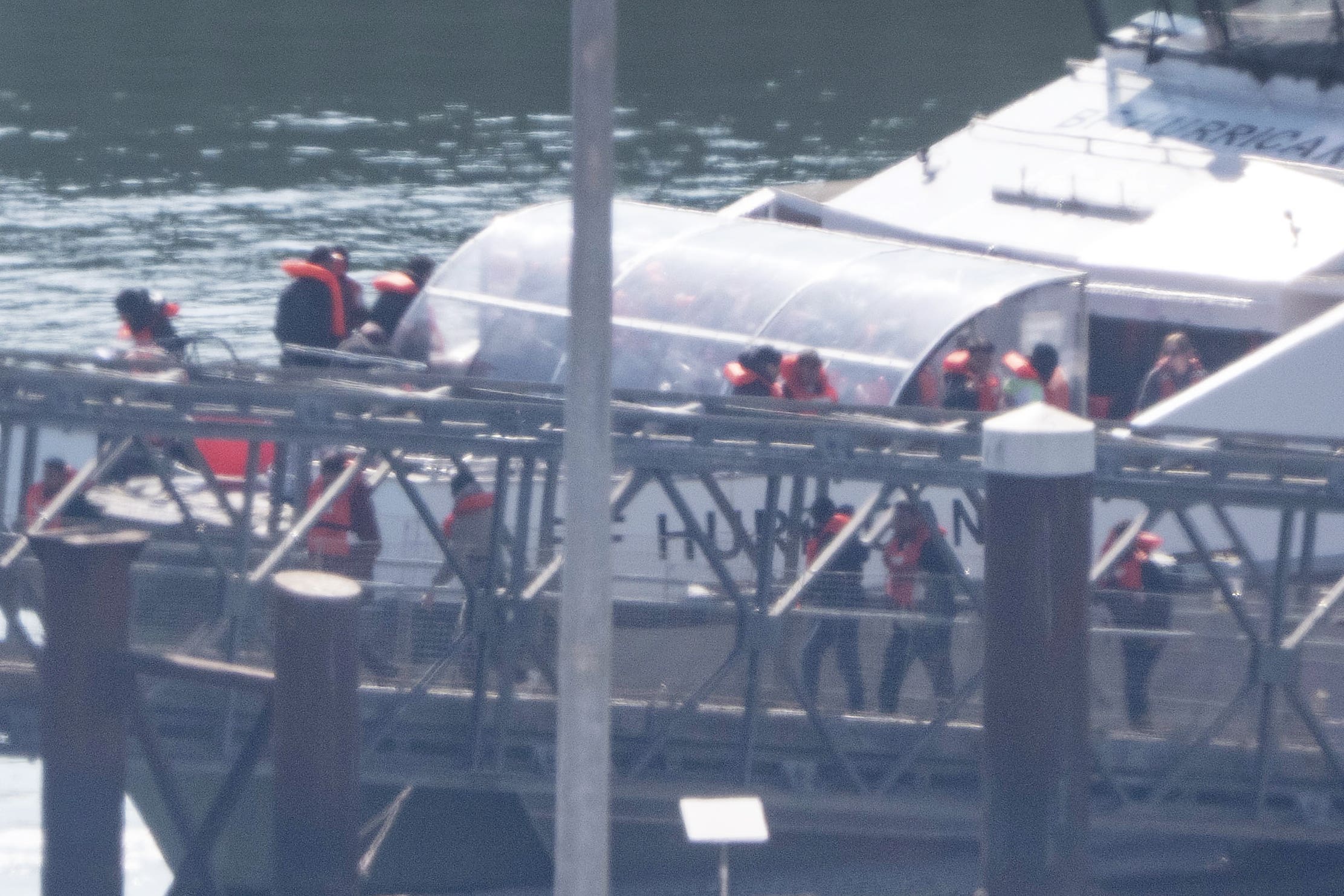 A migrant has died after a small boat sank while trying to cross the Channel overnight, French authorities said (Gareth Fuller/PA)