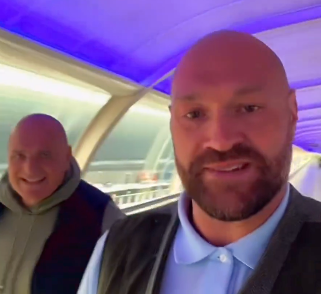 ‘Incoming’: Tyson Fury in ‘business meeting’ as return rumours gather pace