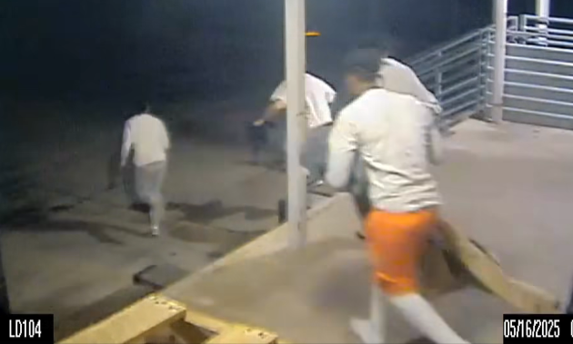 Footage released by Orleans Parish Sheriff's Office shows the inmates escape from The Orleans Parish jail