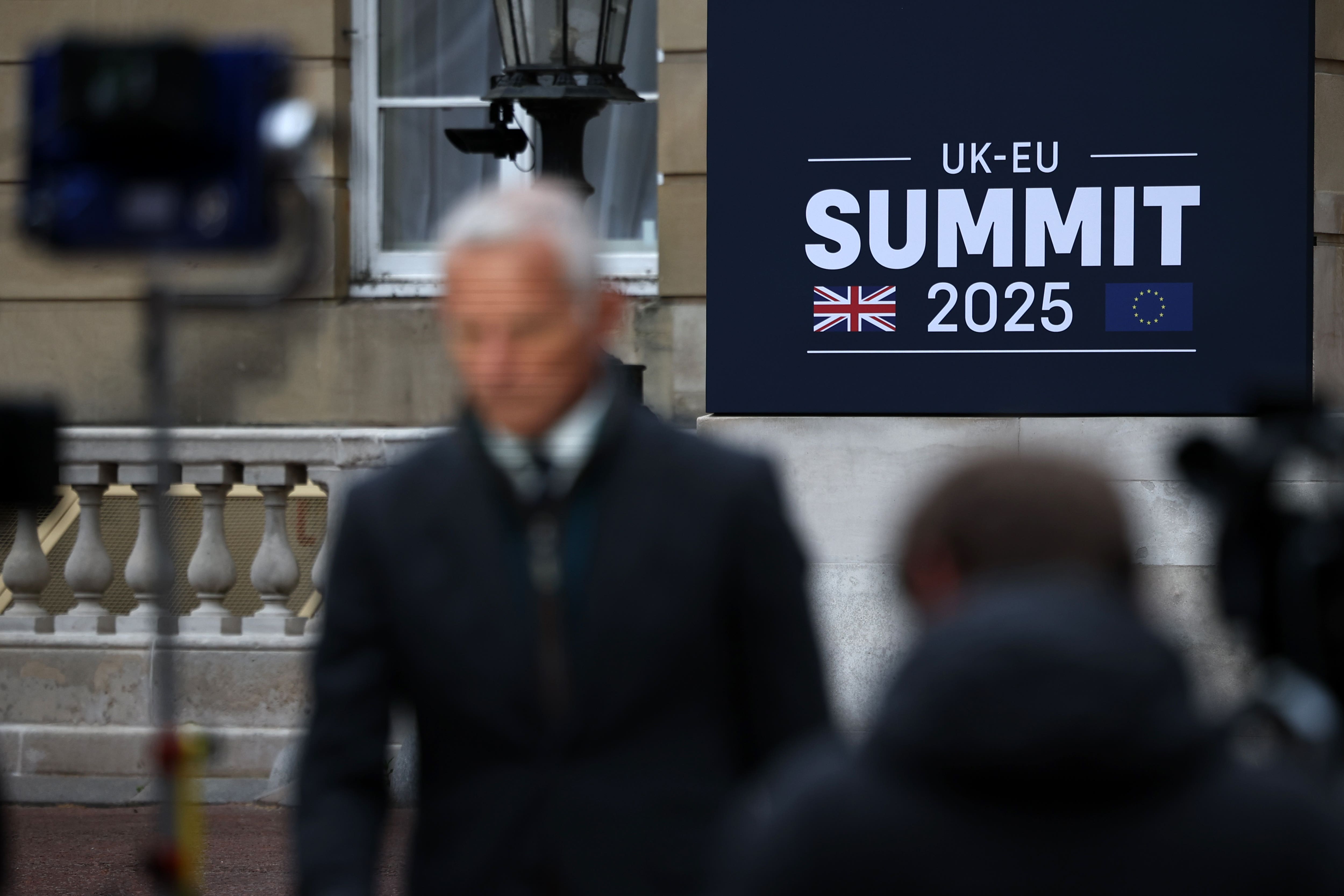 A late-night deal was struck with the European Union ahead of Monday’s major summit (Henry Nicholls/PA)