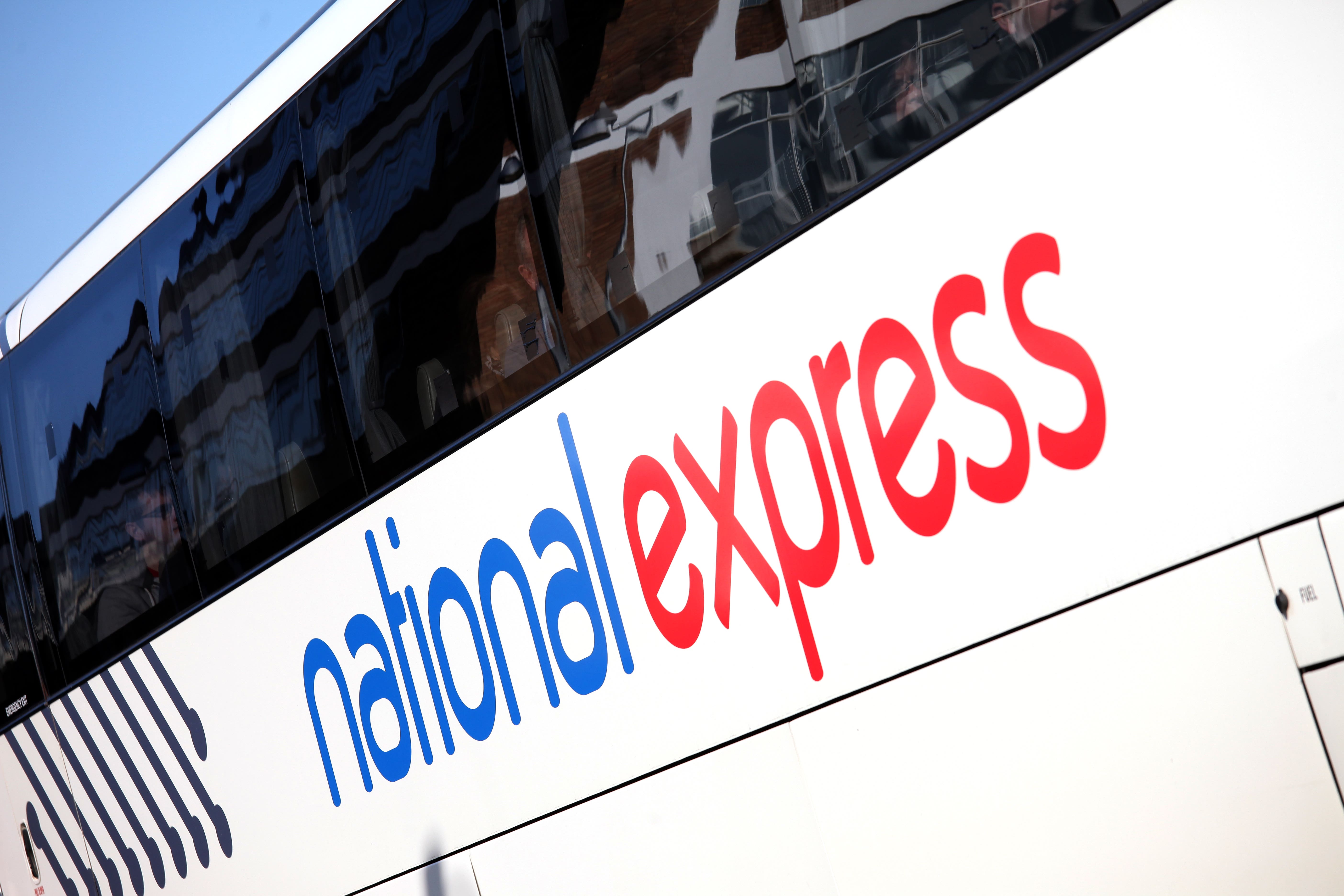A National Express coach (Shaun Fellows/National Express/PA)