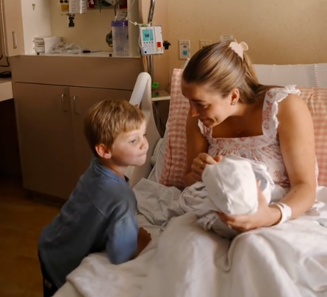 Emilie Kiser's 3-year-old son Trigg (left) died after falling into a family swimming pool in Arizona