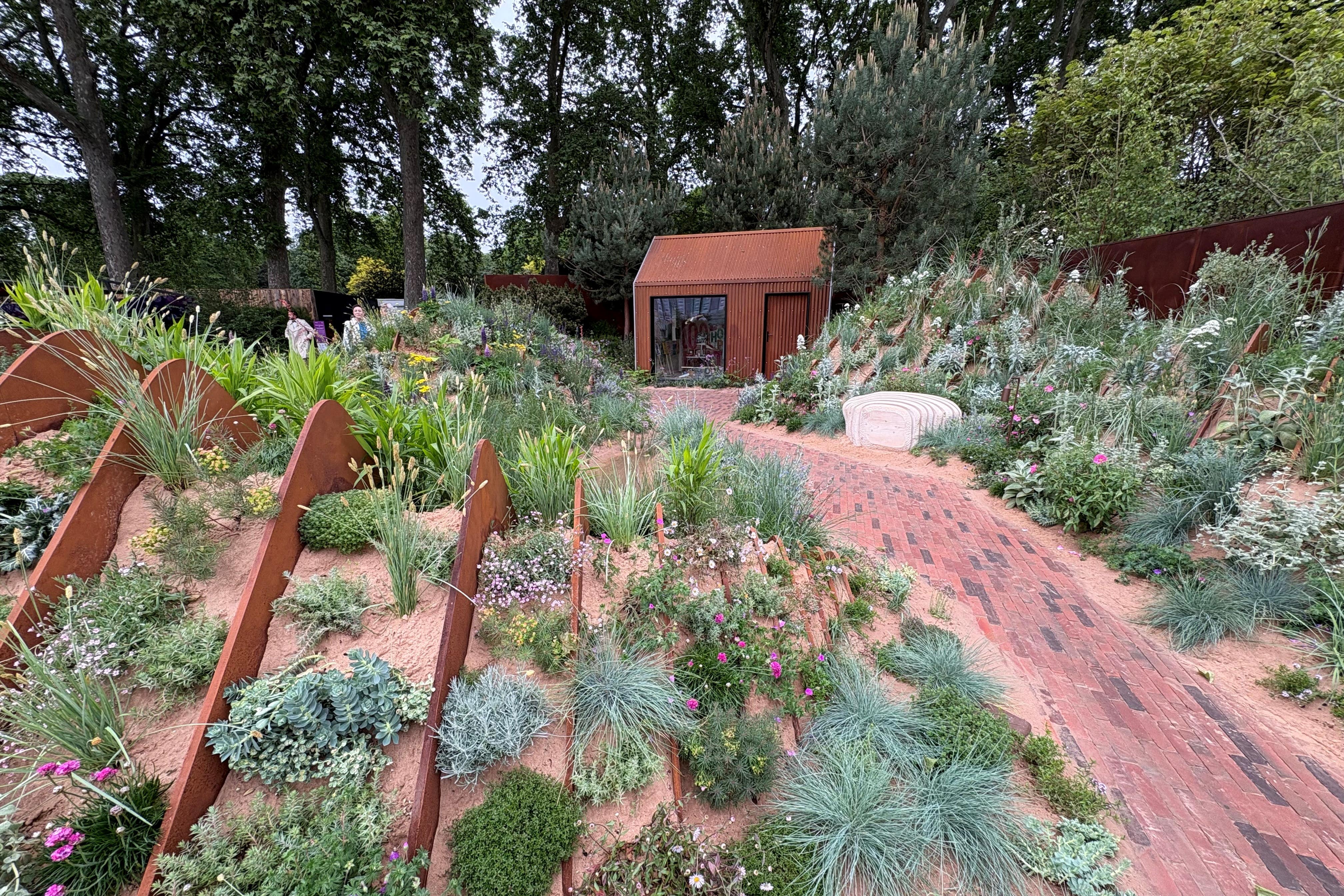 The Hospitalfield Arts Garden is among those at the RHS Chelsea Flower Show (Hannah Stephenson/PA)