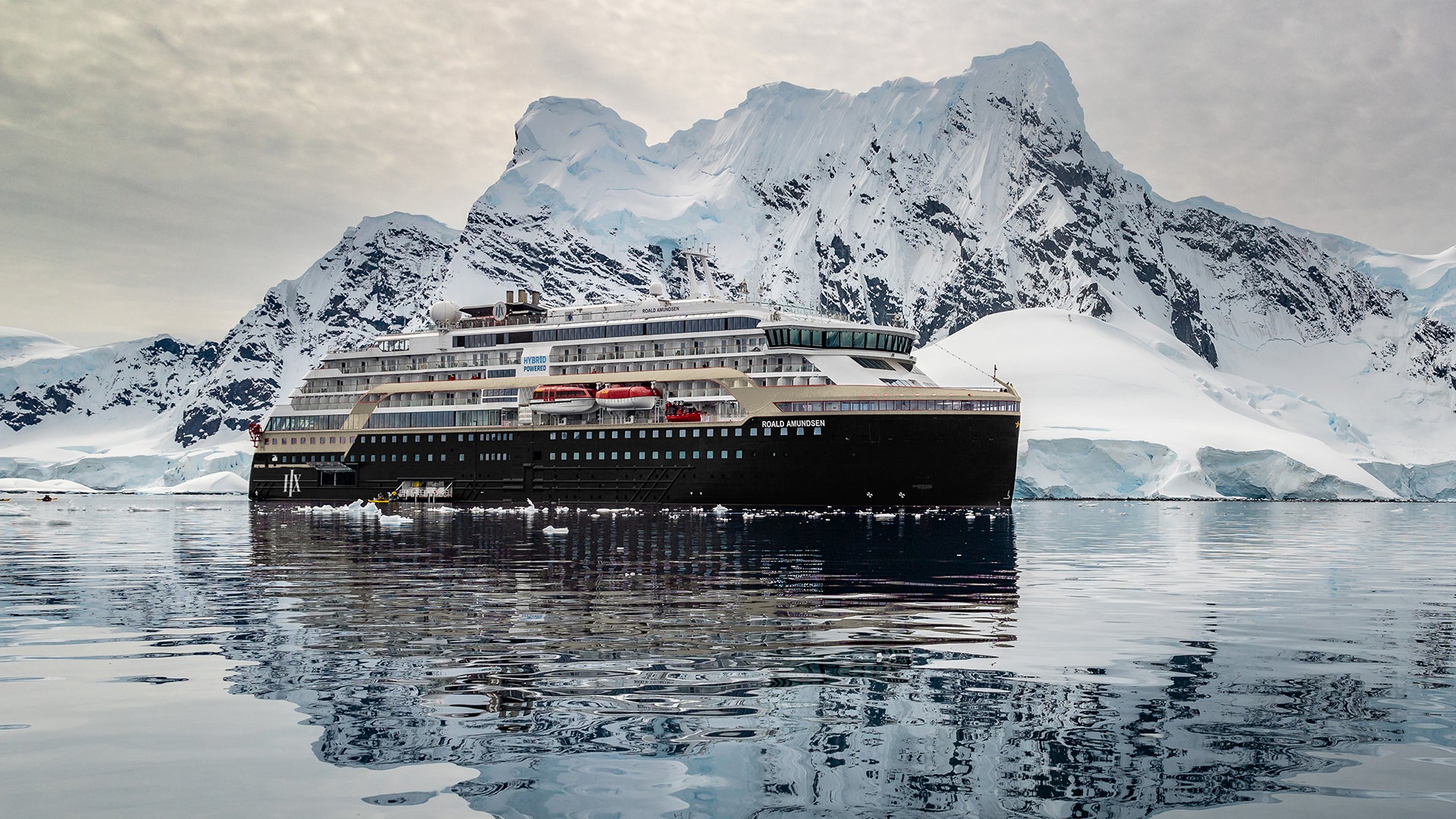 MS Roald Amundsen will sail passengers to the Arctic for exclusive excursions