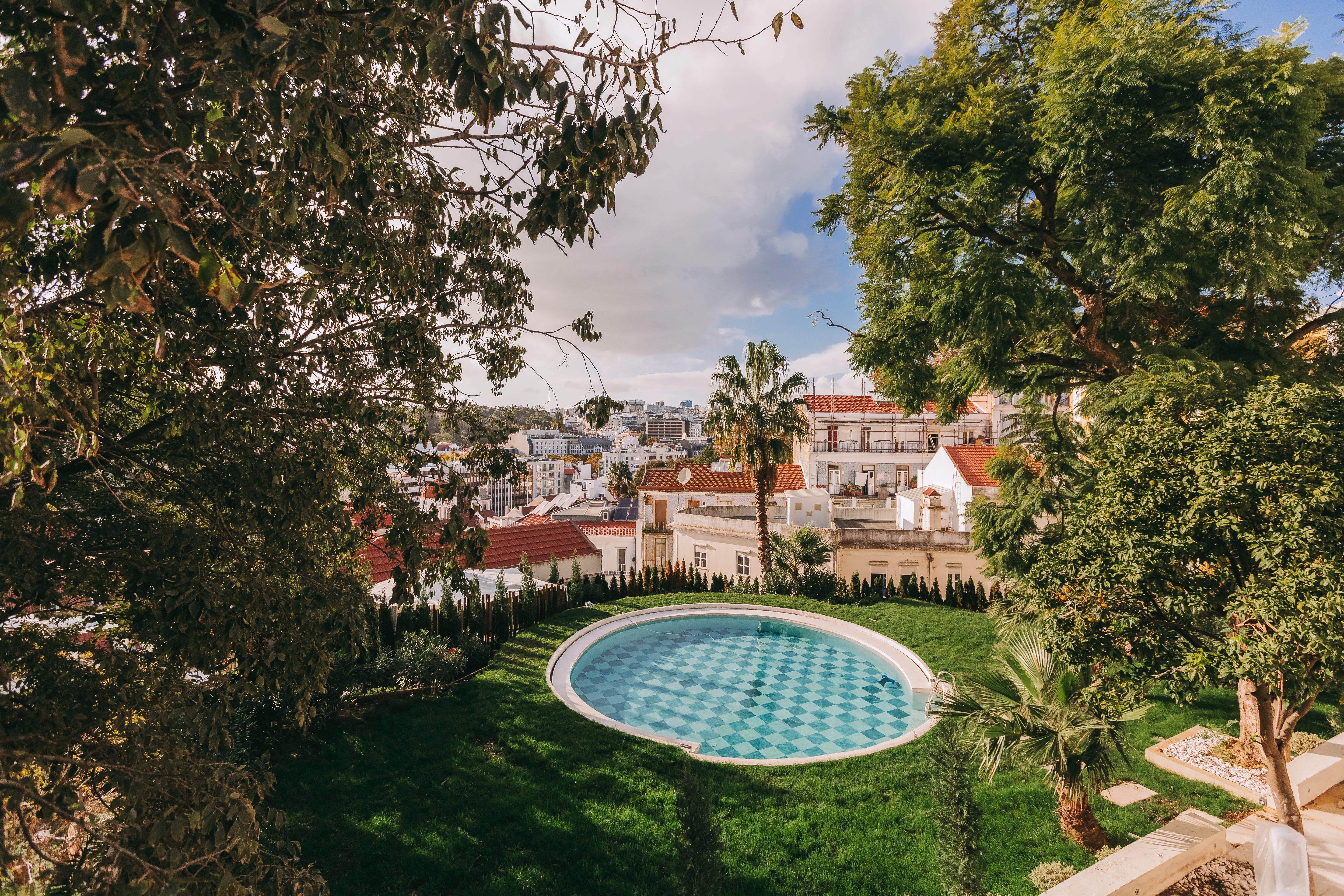 Head down to Torel Palace’s outdoor pools, a rare find in the city centre