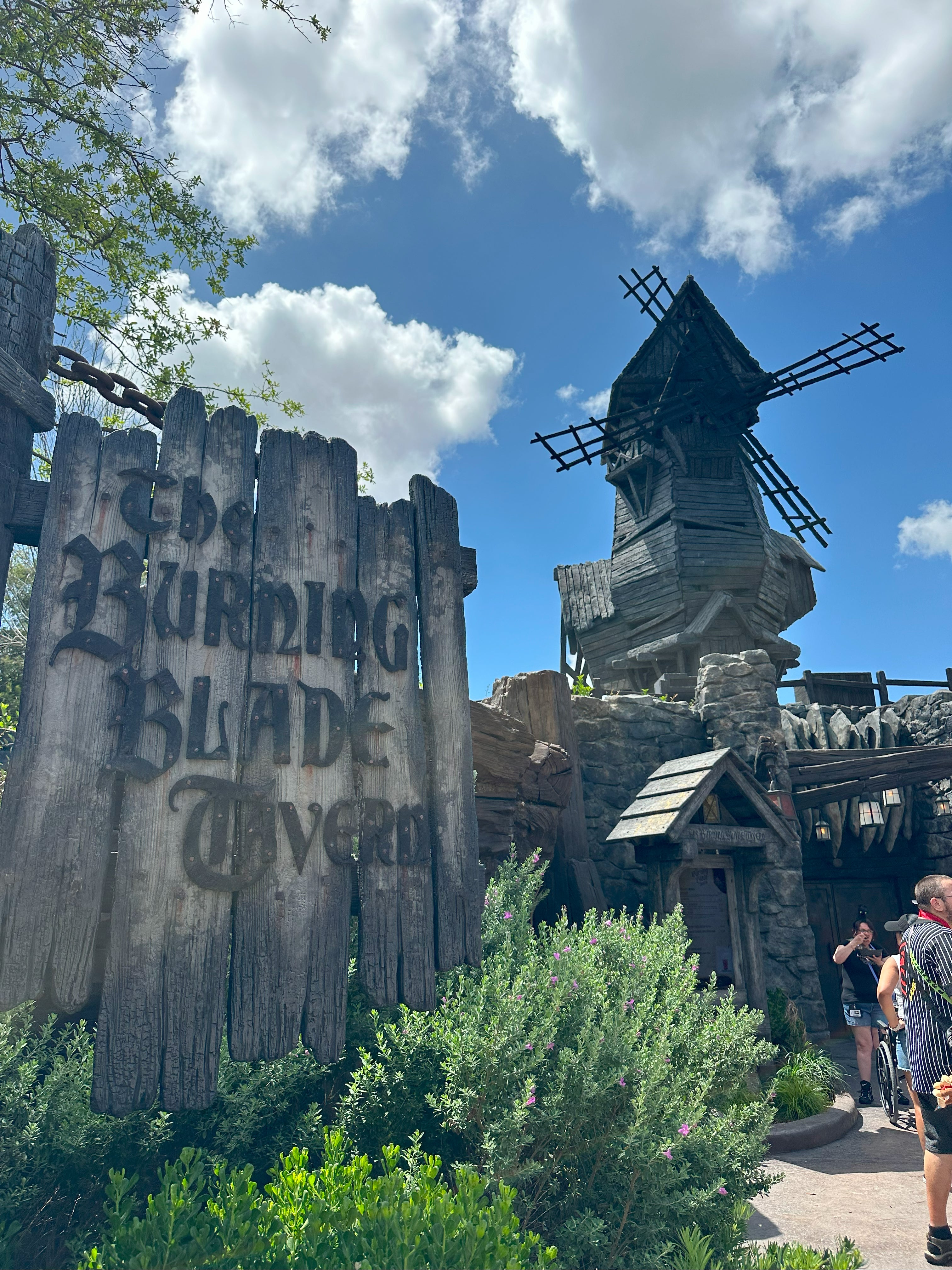 There's a trick to knowing when the Burning Blade Tavern will burn