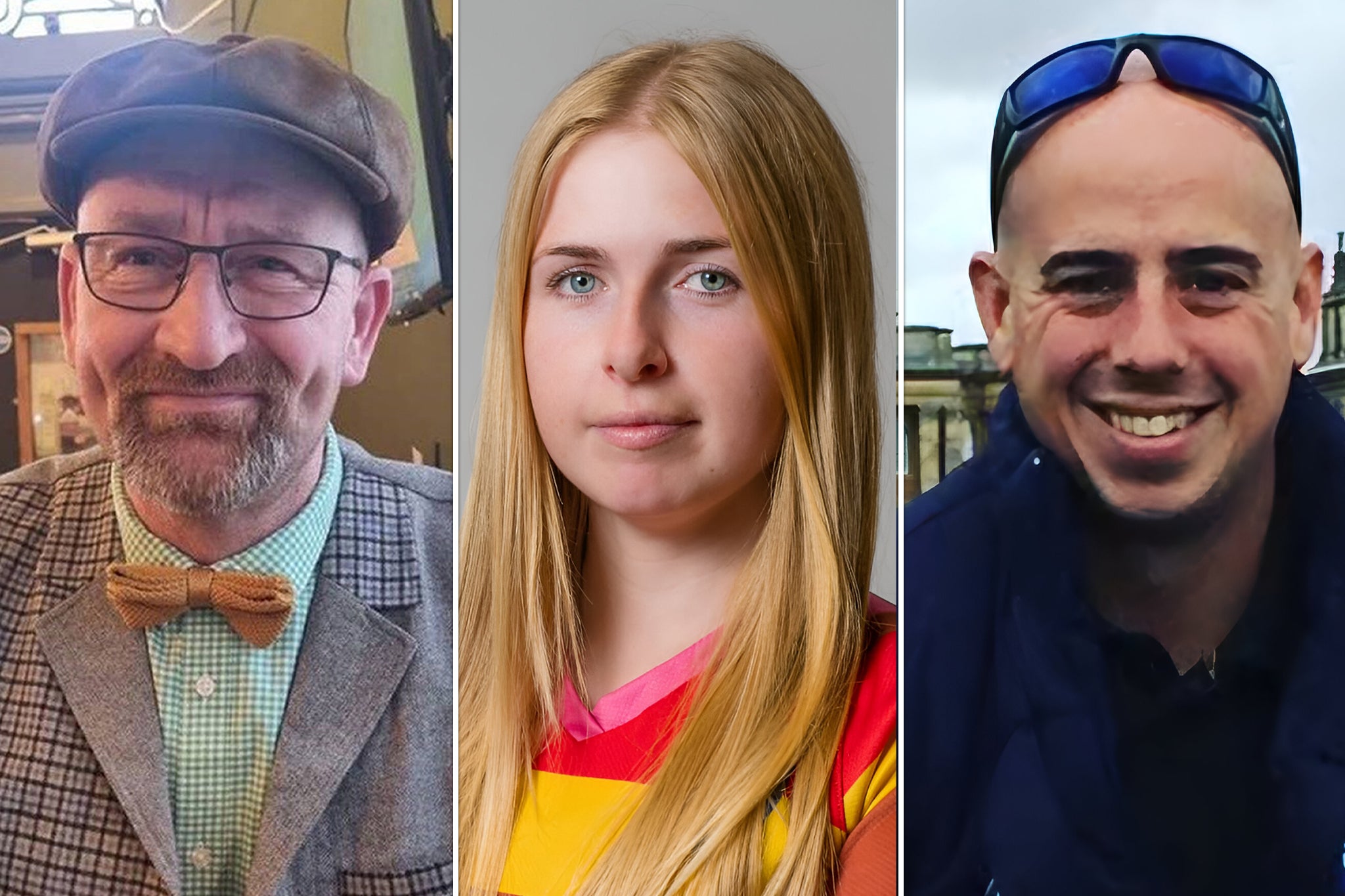 David Chester, 58, Jennie Logan, 30, and Martyn Sadler, 38, were all killed in the blaze