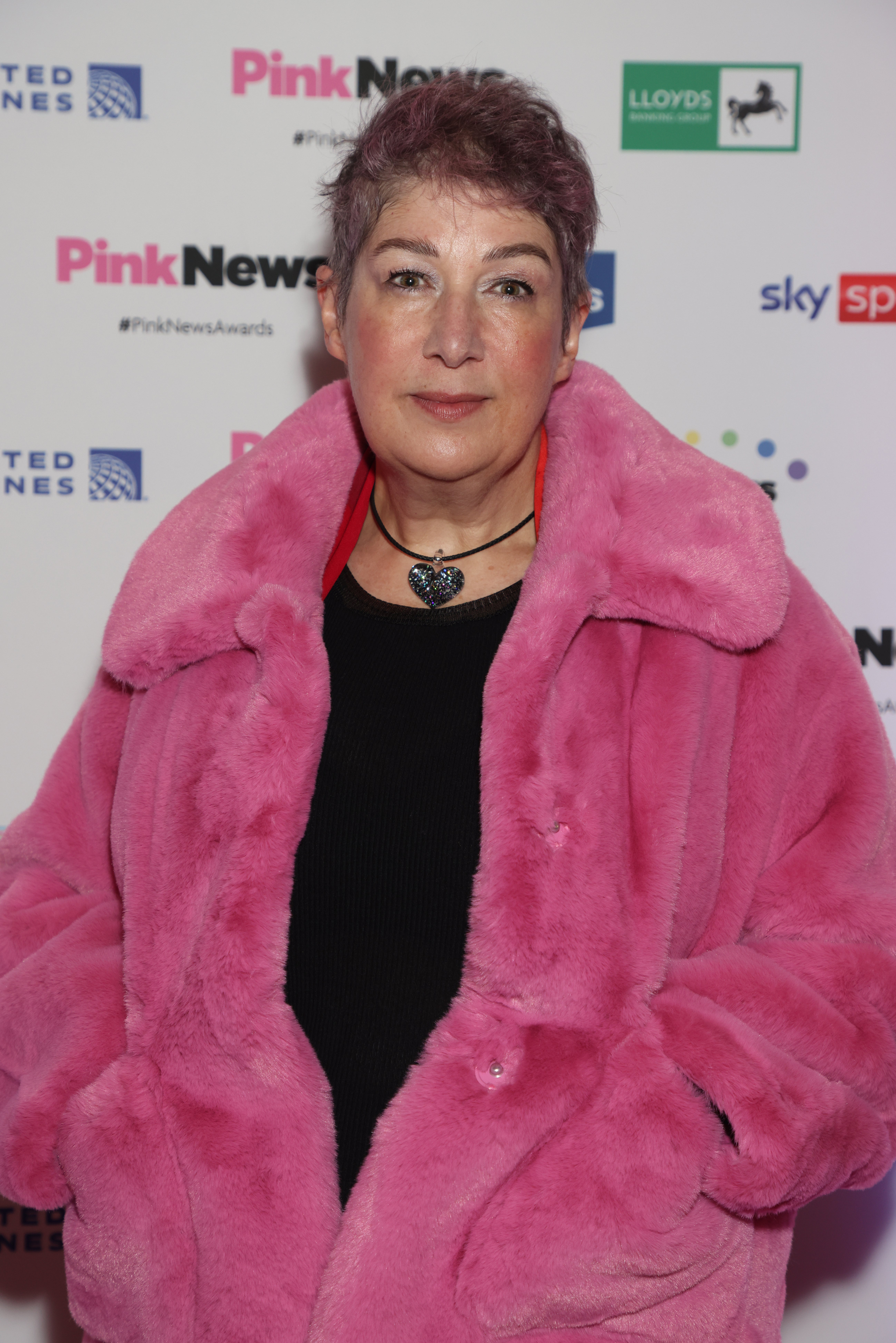 Joanne Harris attending the PinkNews Awards in 2022