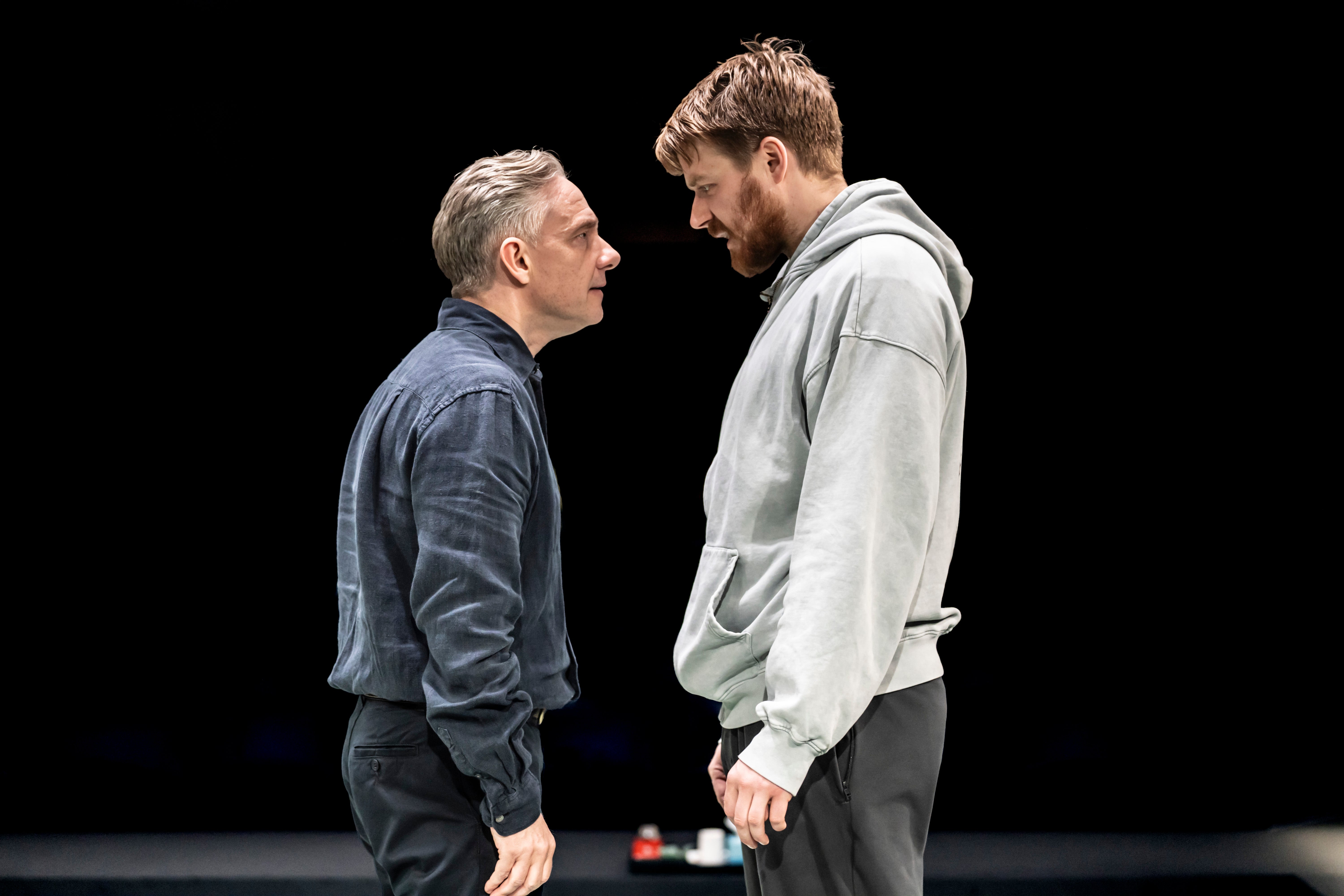 A word from our sponsor: Martin Freeman (James) and Jack Lowden (Luka) in ‘The Fifth Step’