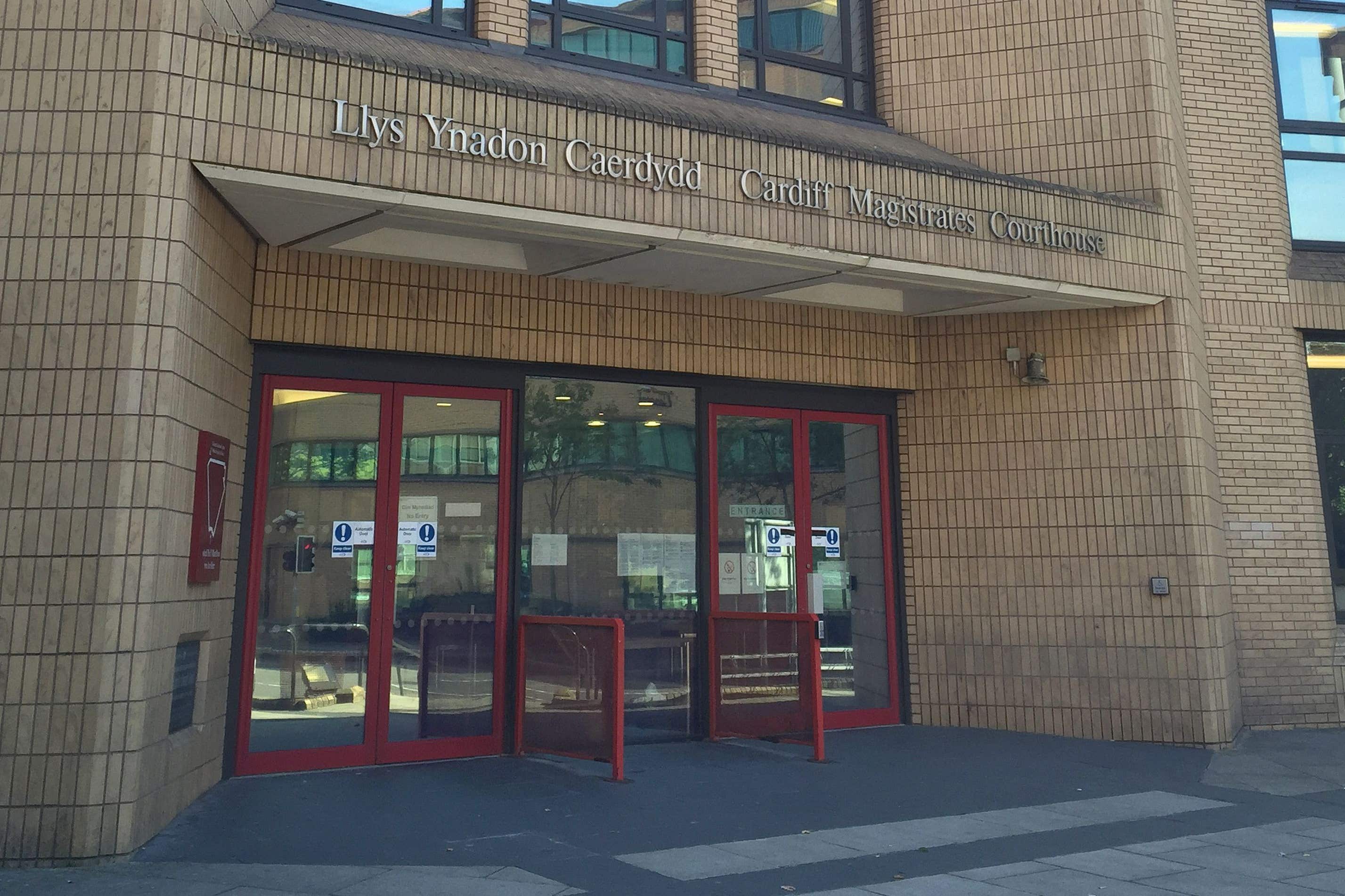 Katie Wallis, previously known as Jamie, appeared before Cardiff Magistrates’ Court (Benjamin Wright/PA)