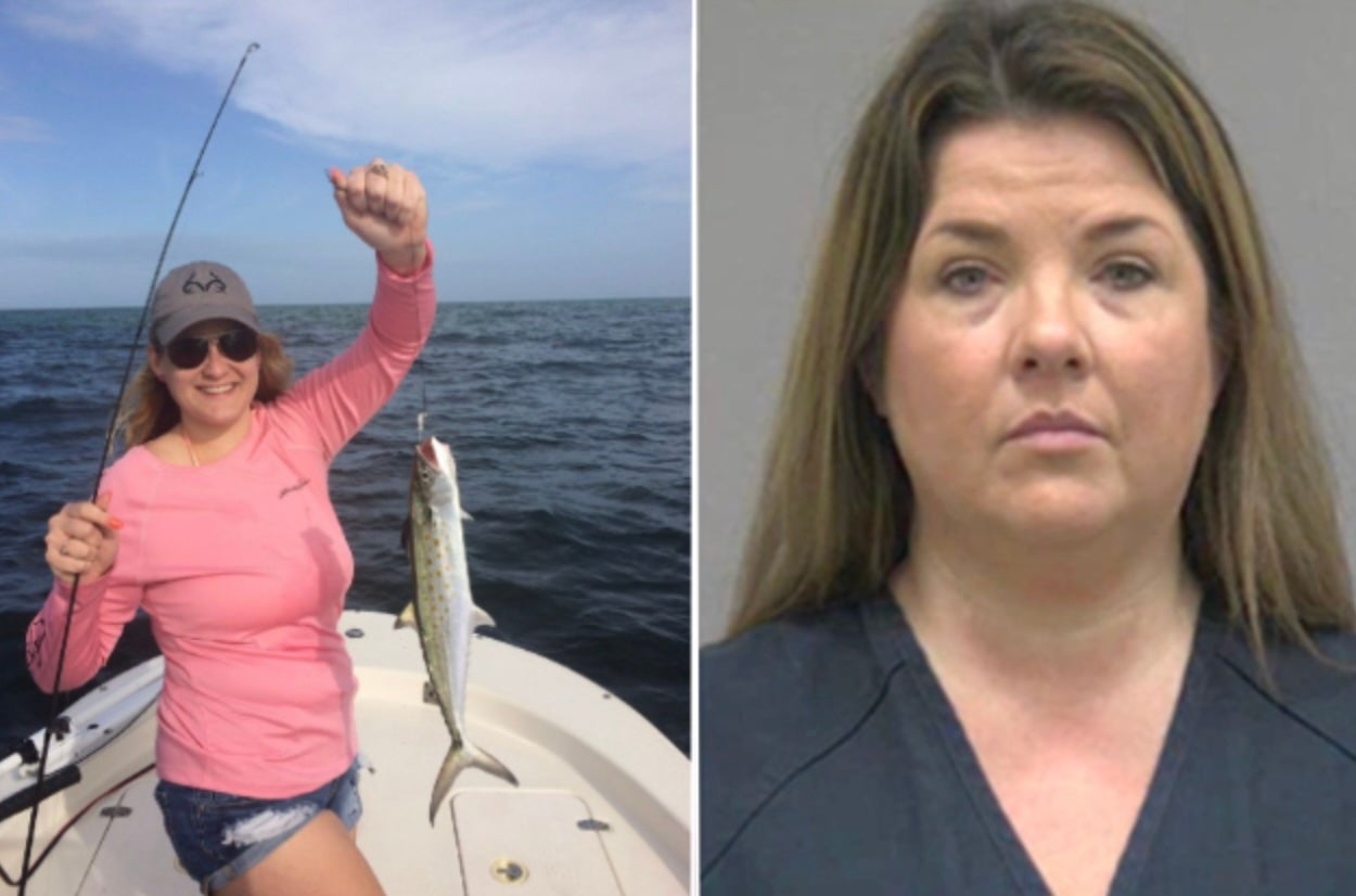 Carrie Russell, 46, (right) has been arrested for killing Amanda Jansen, 29, (left) in a drunken car crash, police say.