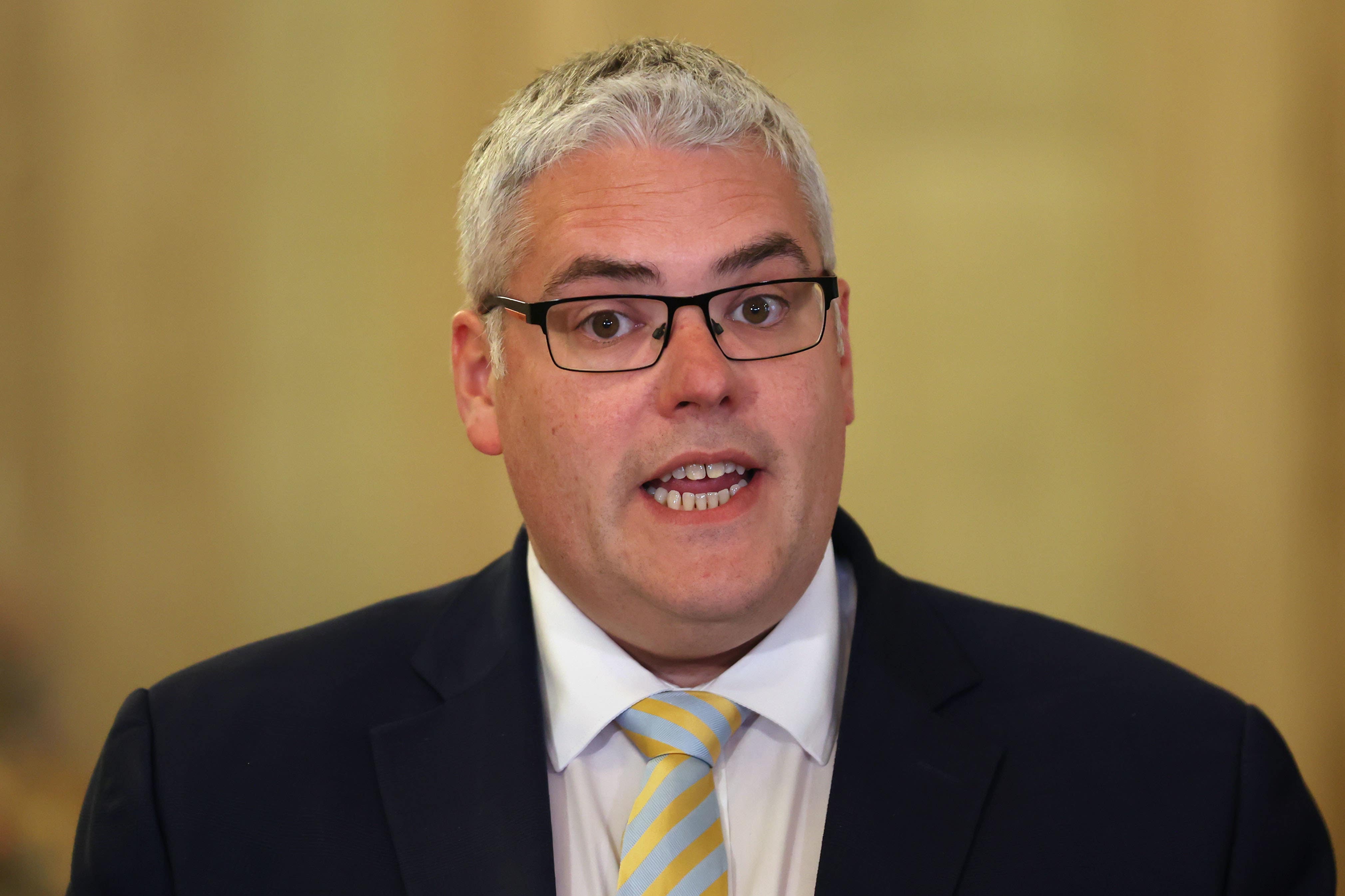 DUP leader Gavin Robinson (Liam McBurney/PA)