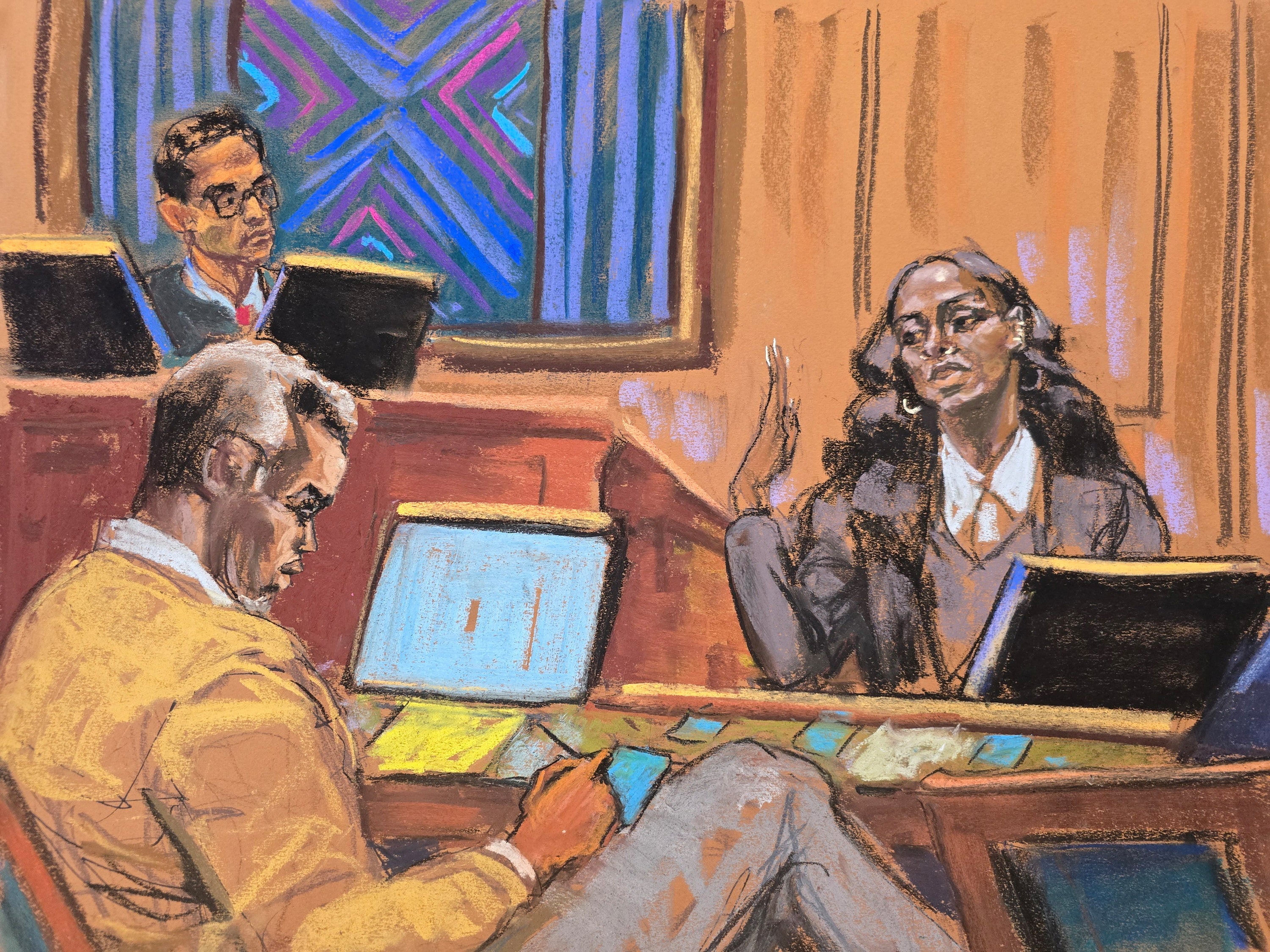 Singer Dawn Richard testifies about seeing Diddy abusing Ventura on multiple occasions