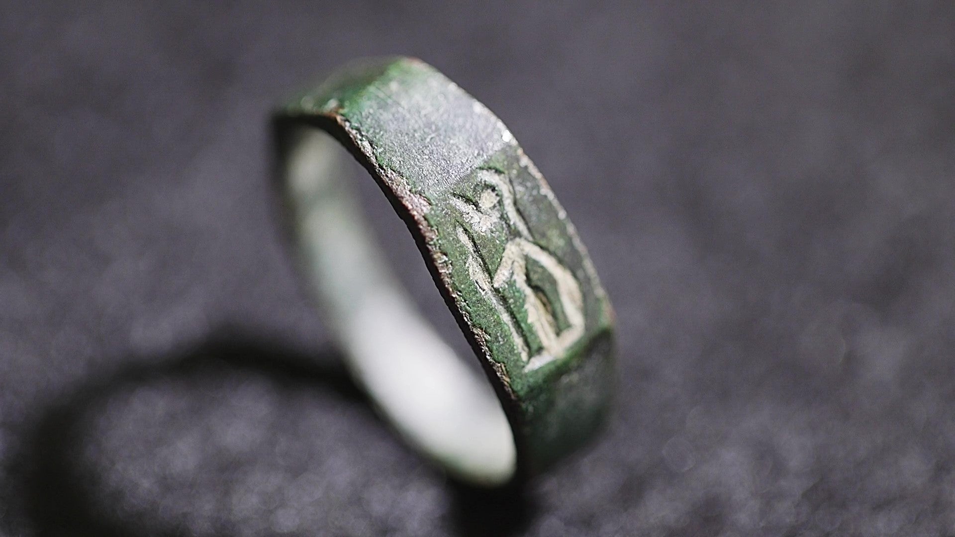 Ring uncovered by boy depicting Roman goddess Minerva