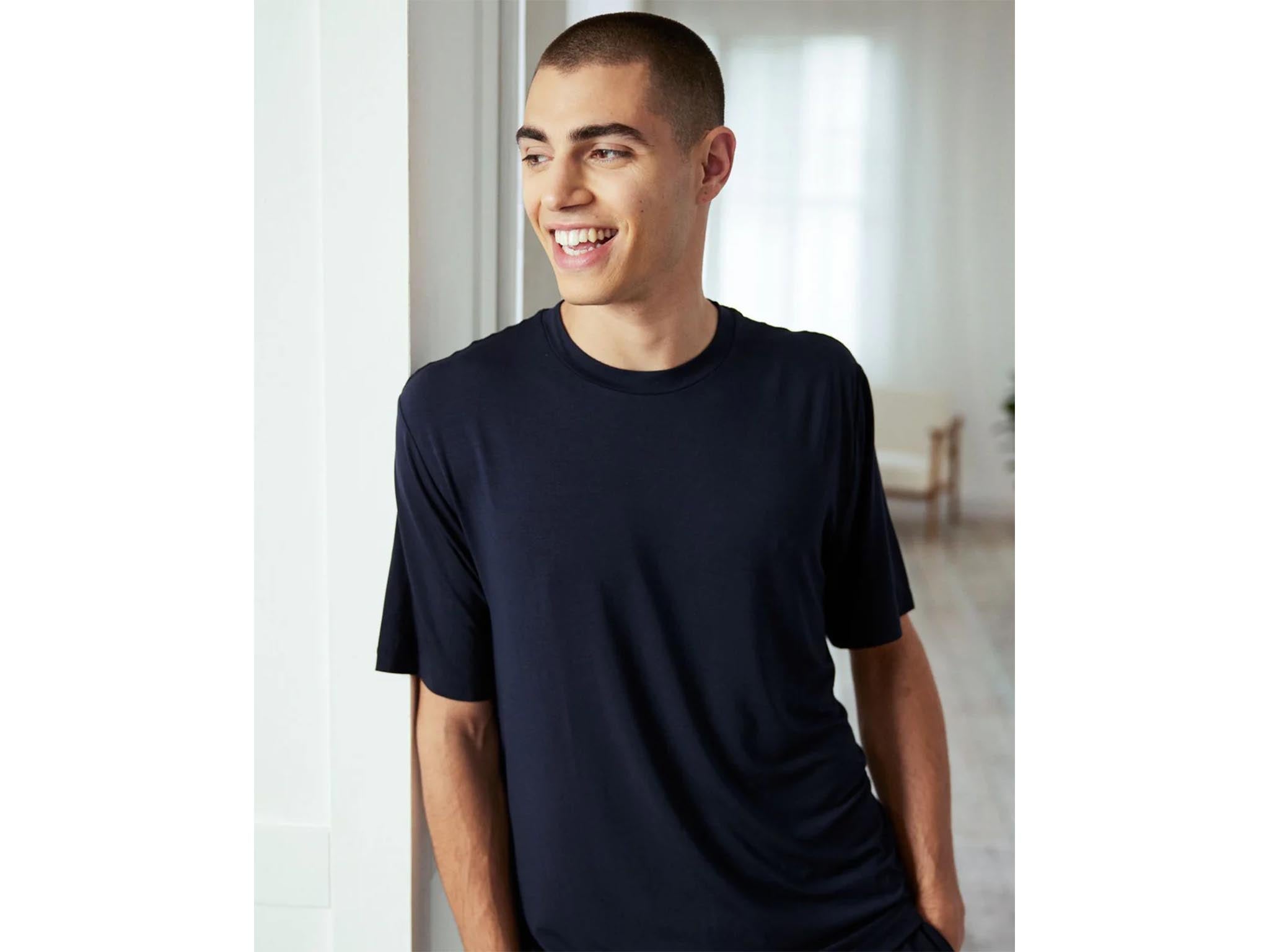 Best Father's Day gifts Indybest review Chelsea Peers Tencel modal short crew neck pyjama set