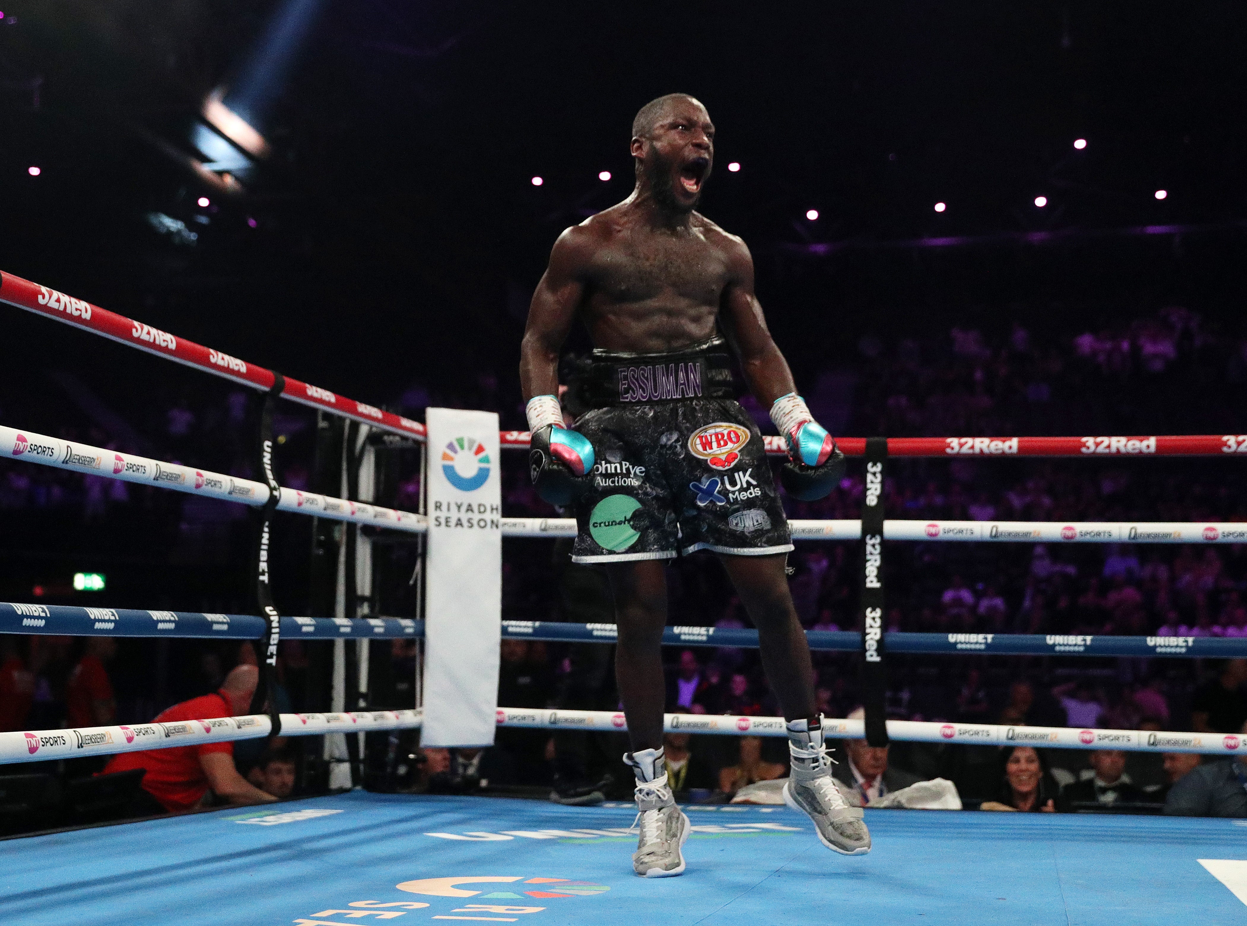 Ekow Essuman could prove a tricky test for Taylor on the latter’s welterweight debut