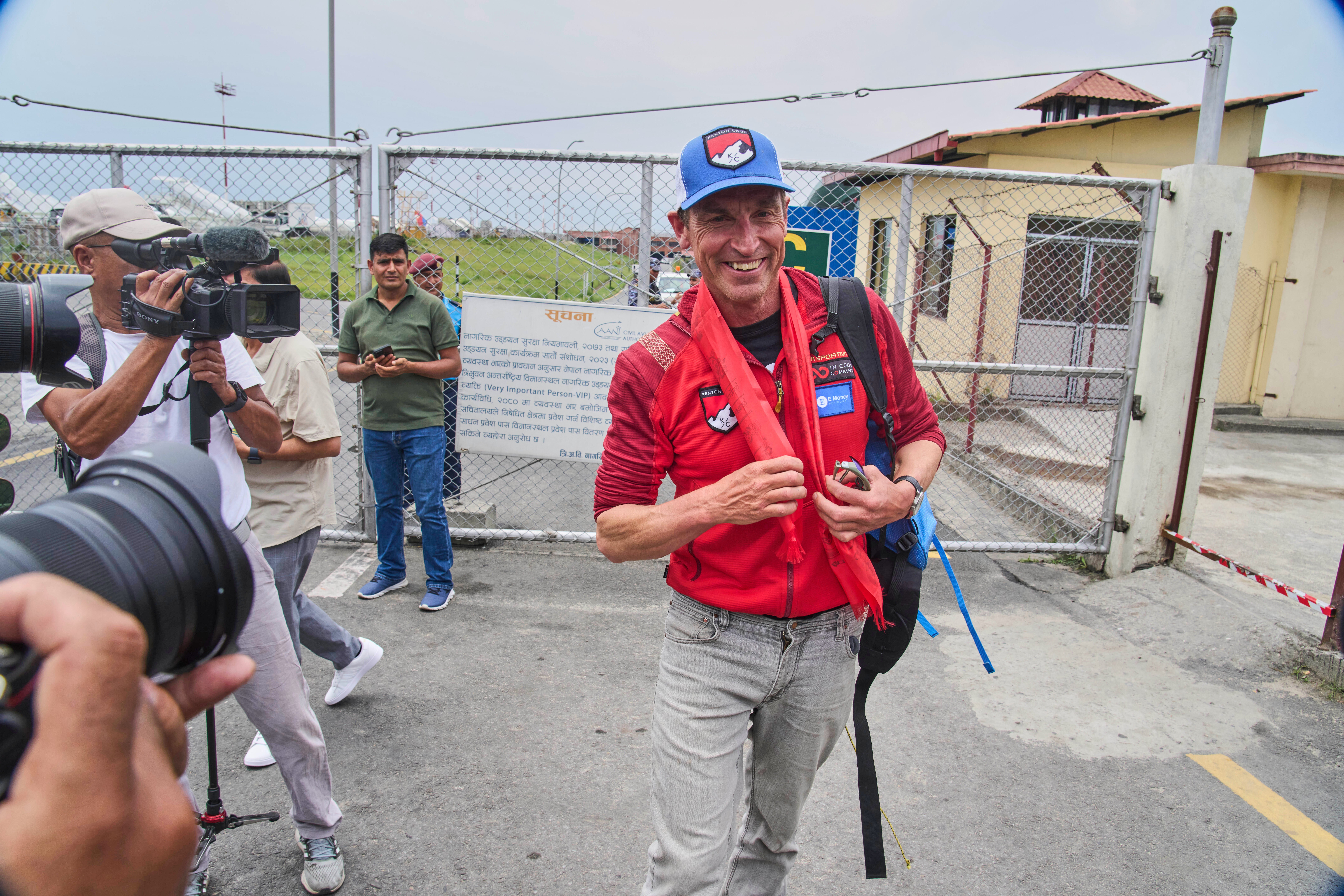 British mountain guide Kenton Cool scaled Mount Everest on Sunday for the 19th time breaking his own record for the most ascents of the world’s highest mountain by a non-Sherpa guide