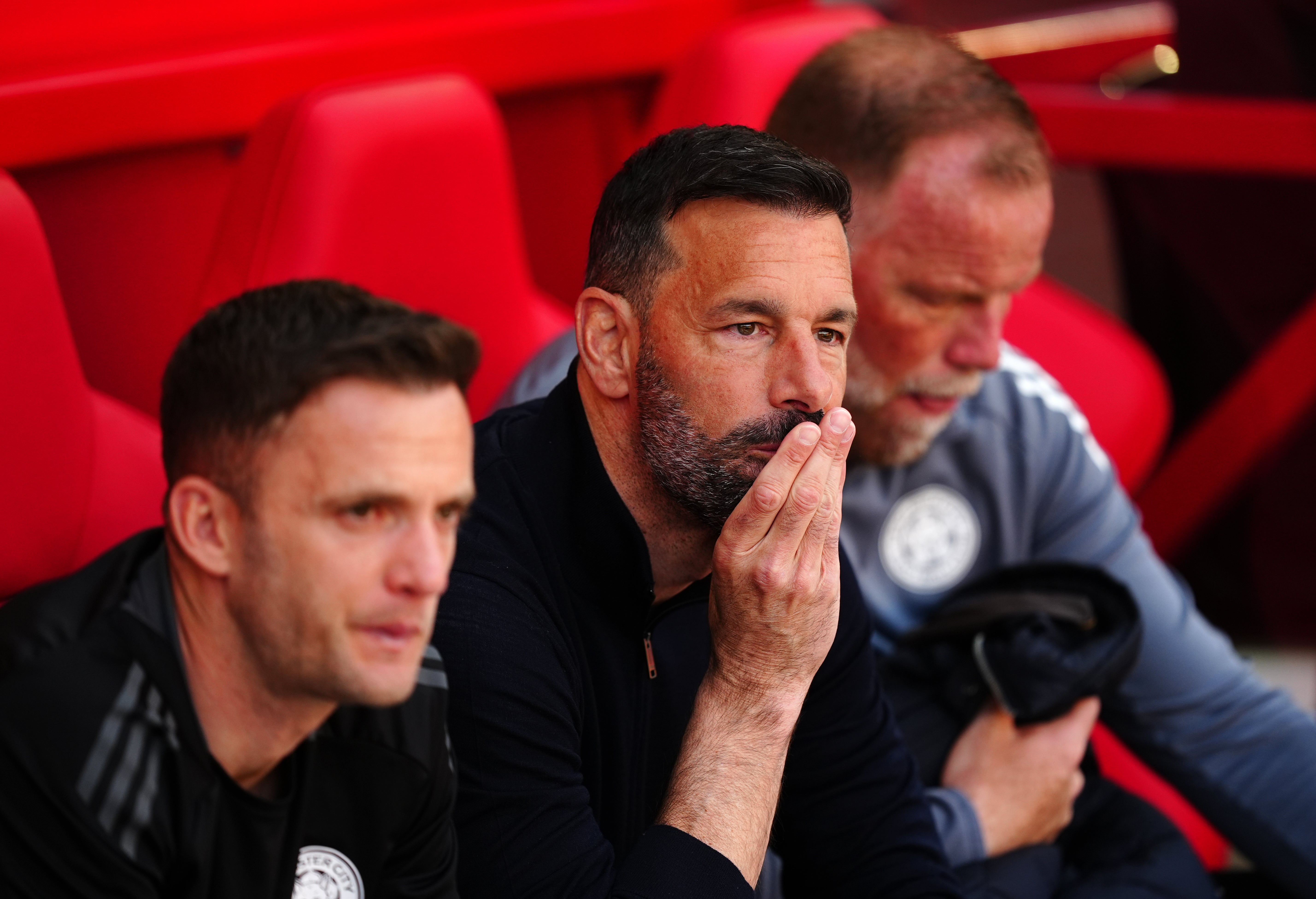 Ruud van Nistelrooy could not lead Leicester to safety (Mike Egerton/PA)