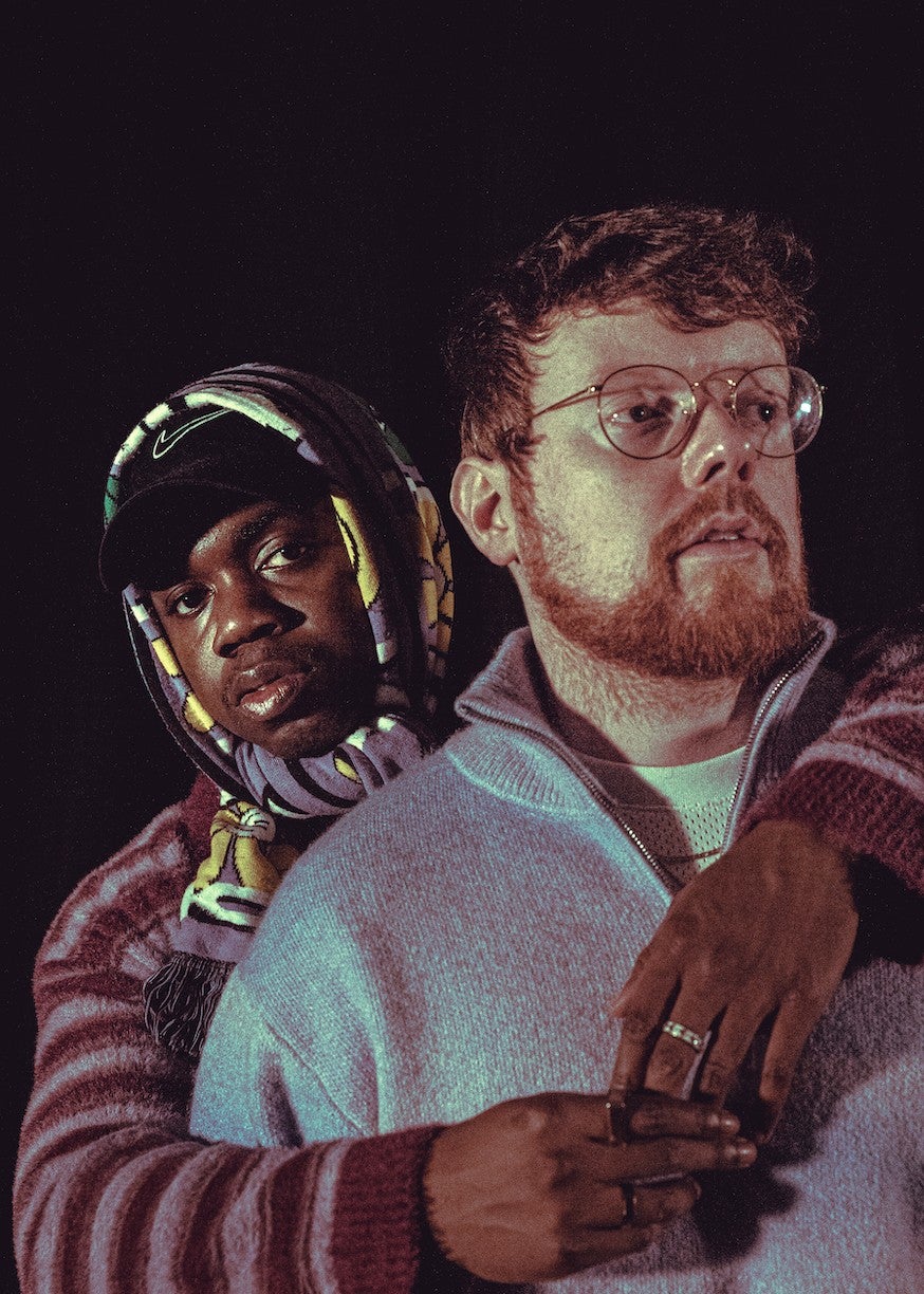 Max Zanga and Matt Ó Baoill of hip-hop duo Tebi Rex