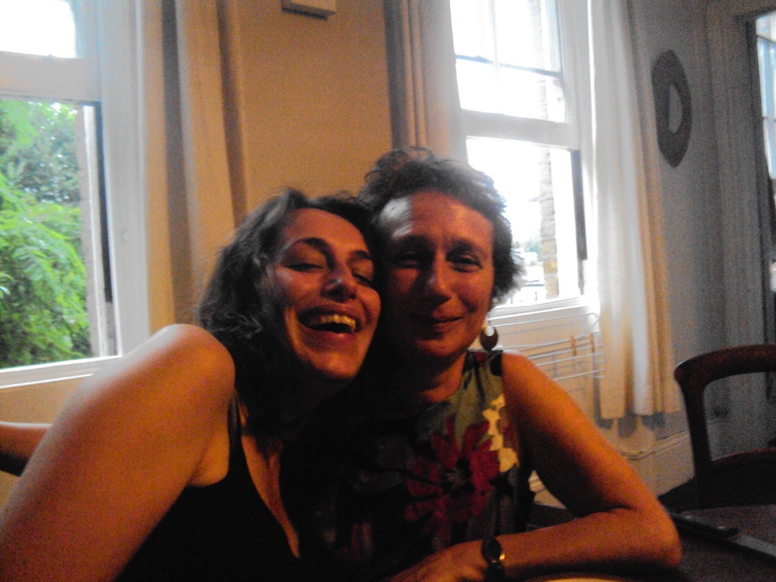 Anna with her mother