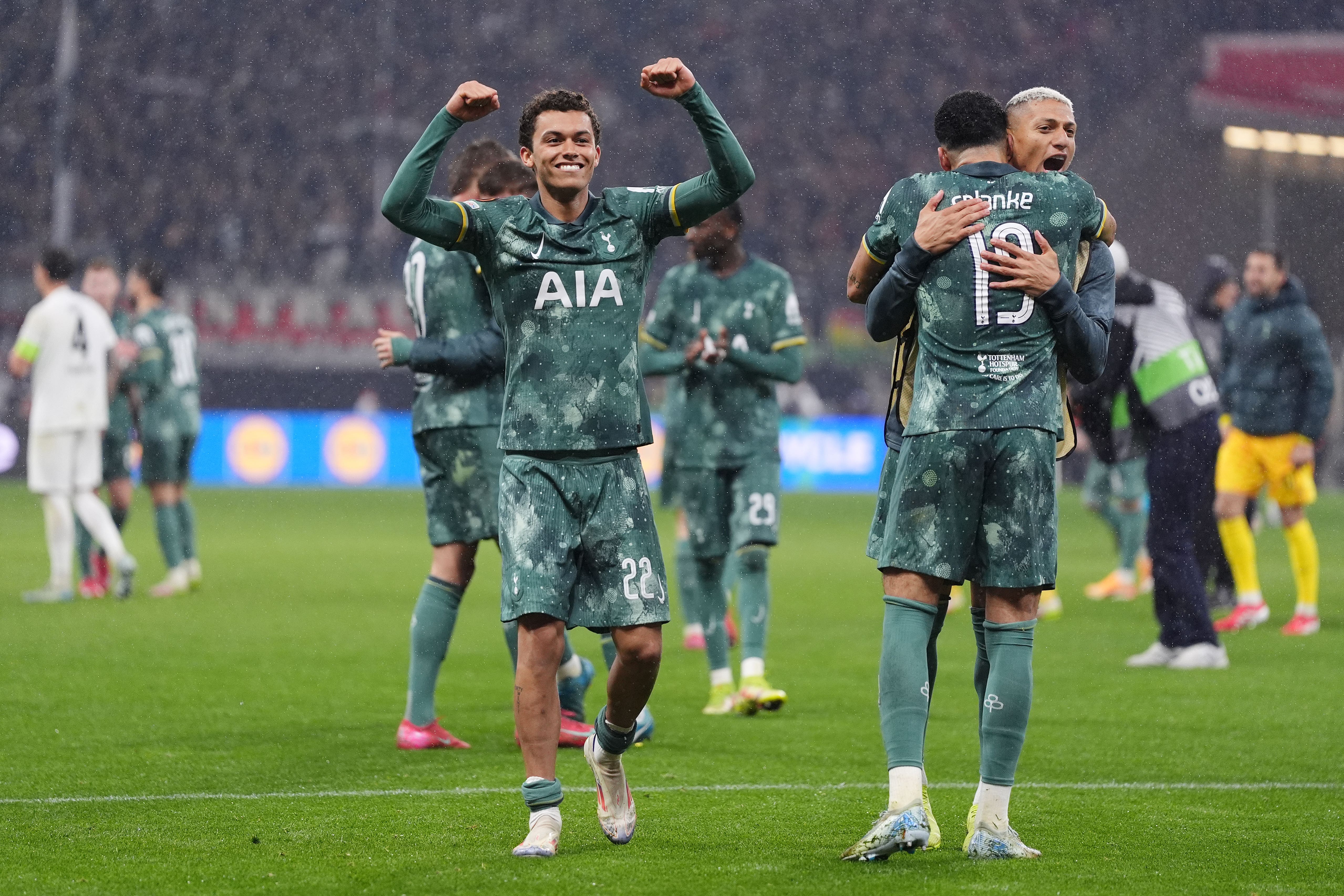 Brennan Johnson is hoping to help Tottenham overcome Manchester United once again (Bradley Collyer/PA)