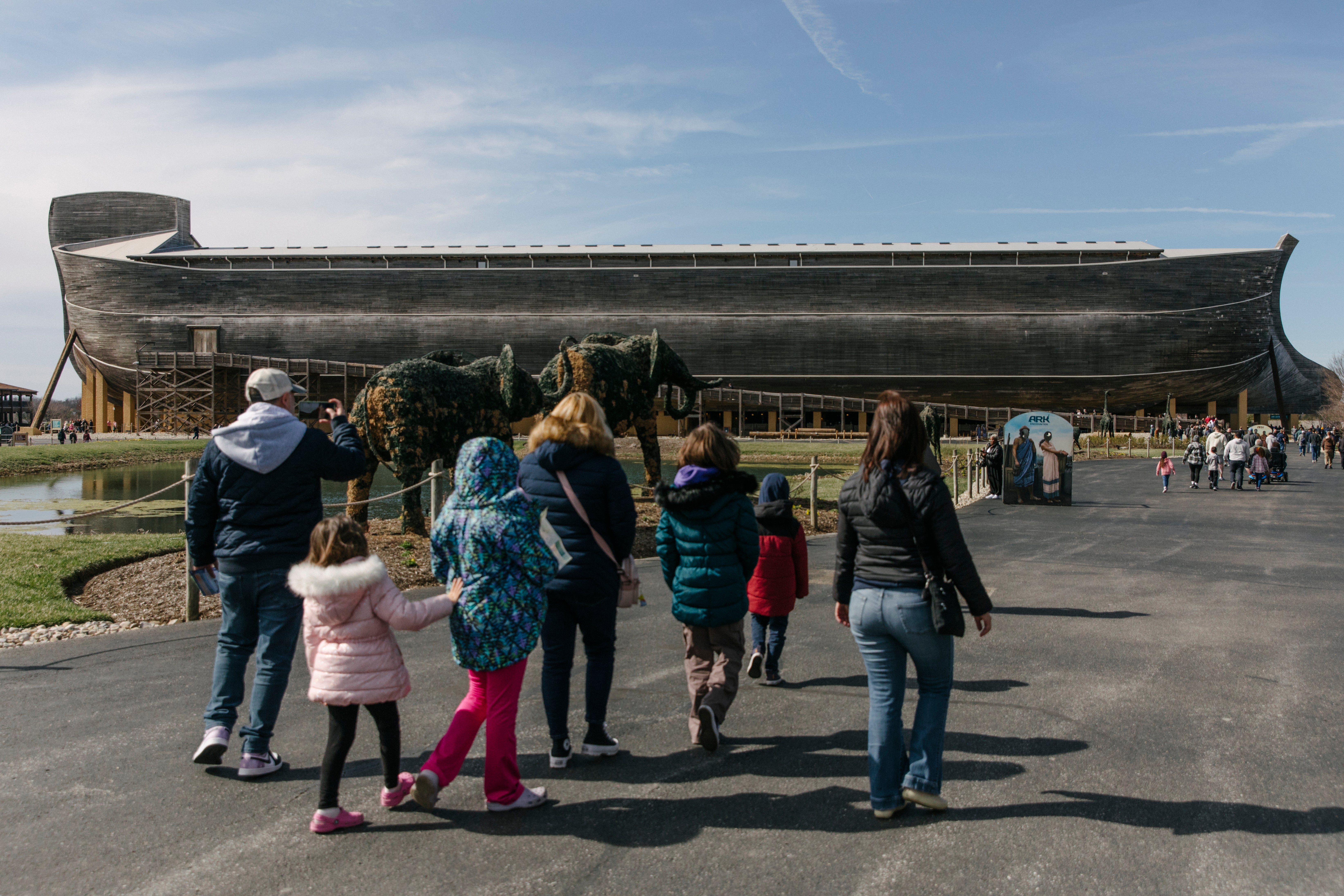 The Ark Encounter and Creation Museum draw an estimated 1.5 million visits per year (including duplicate visits)