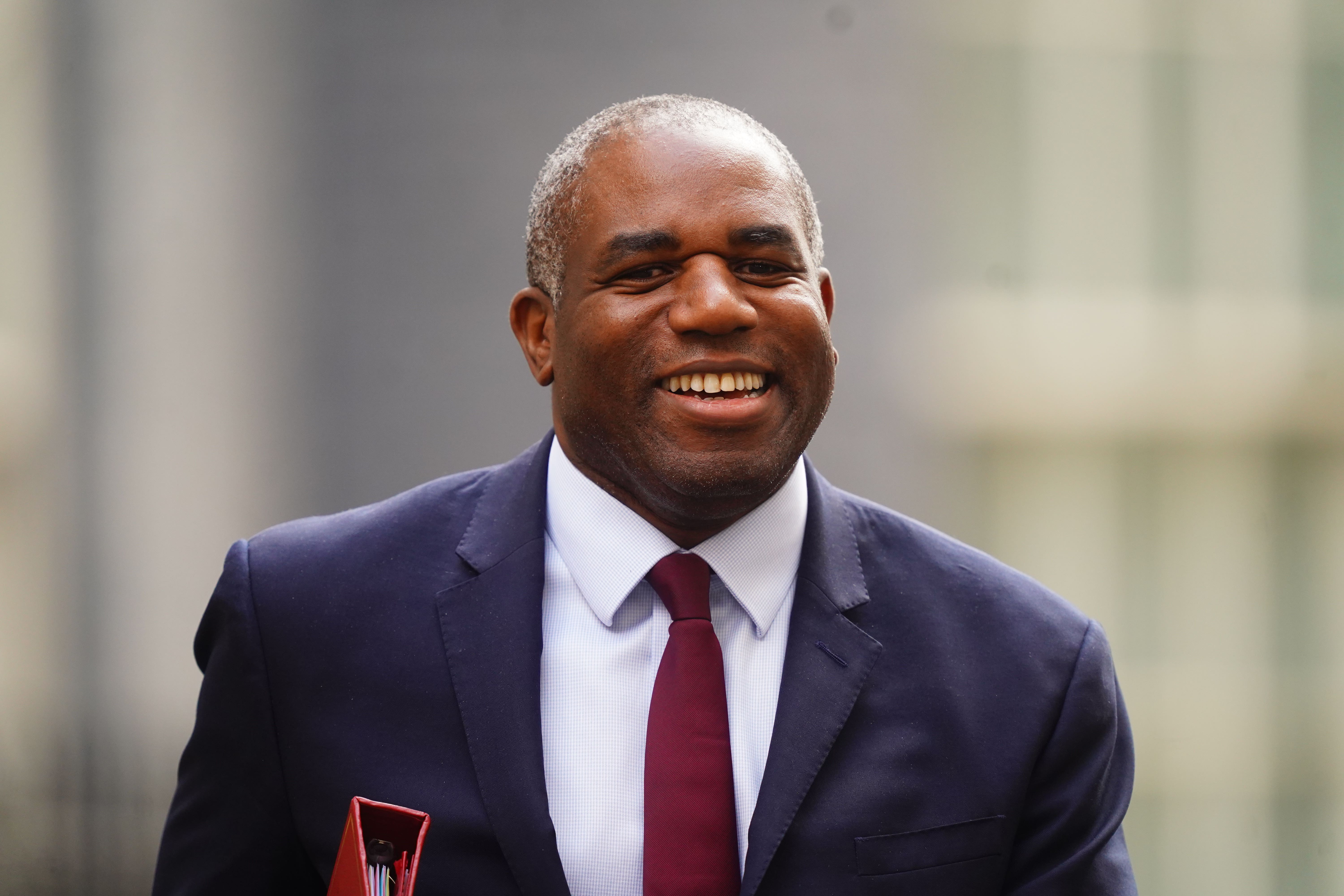 Foreign Secretary David Lammy hit out at Israel’s renewed military offensive in the Gaza Strip (James Manning/PA)