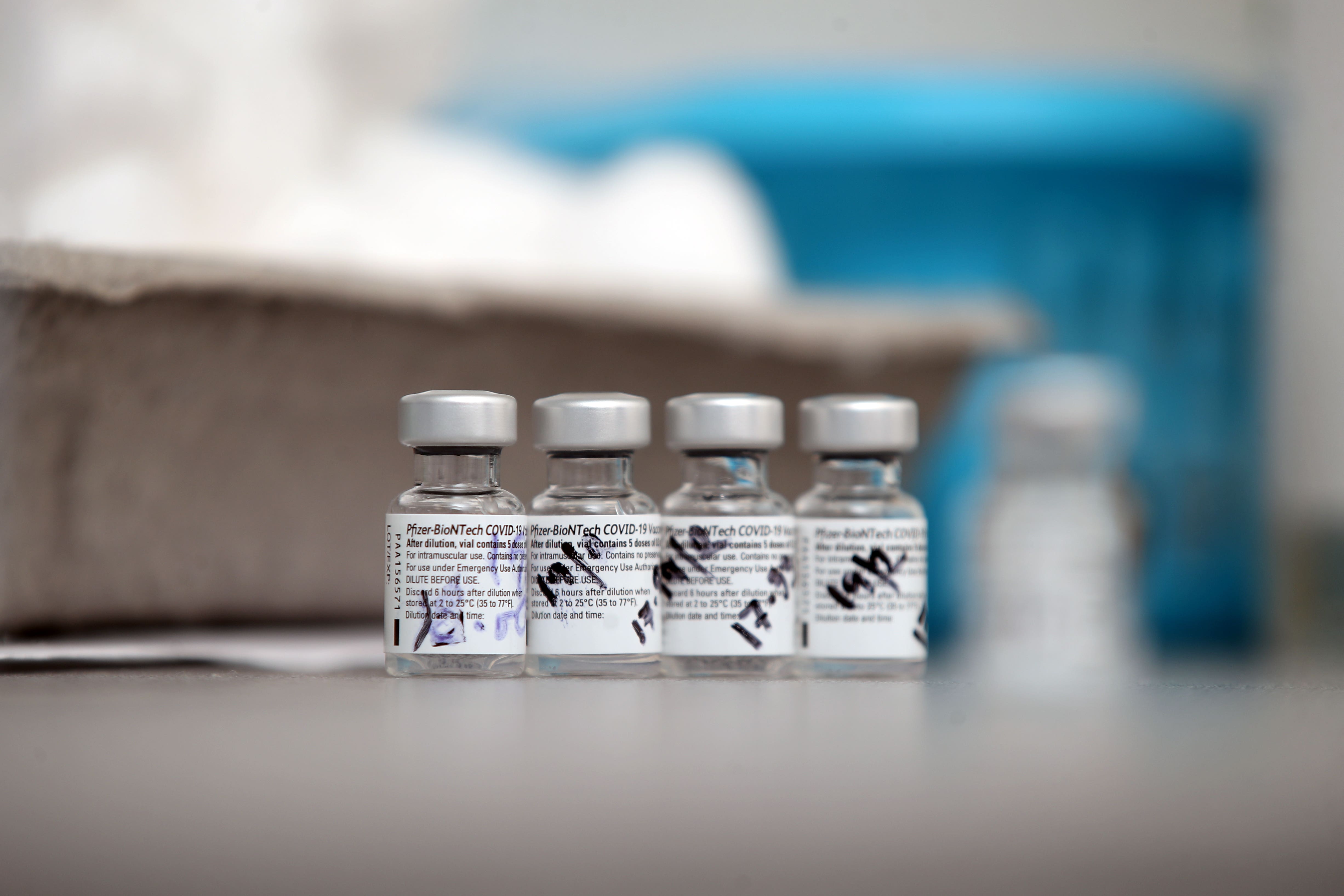 Pfizer-BioNTech made coronavirus vaccines (Nick Potts/PA)