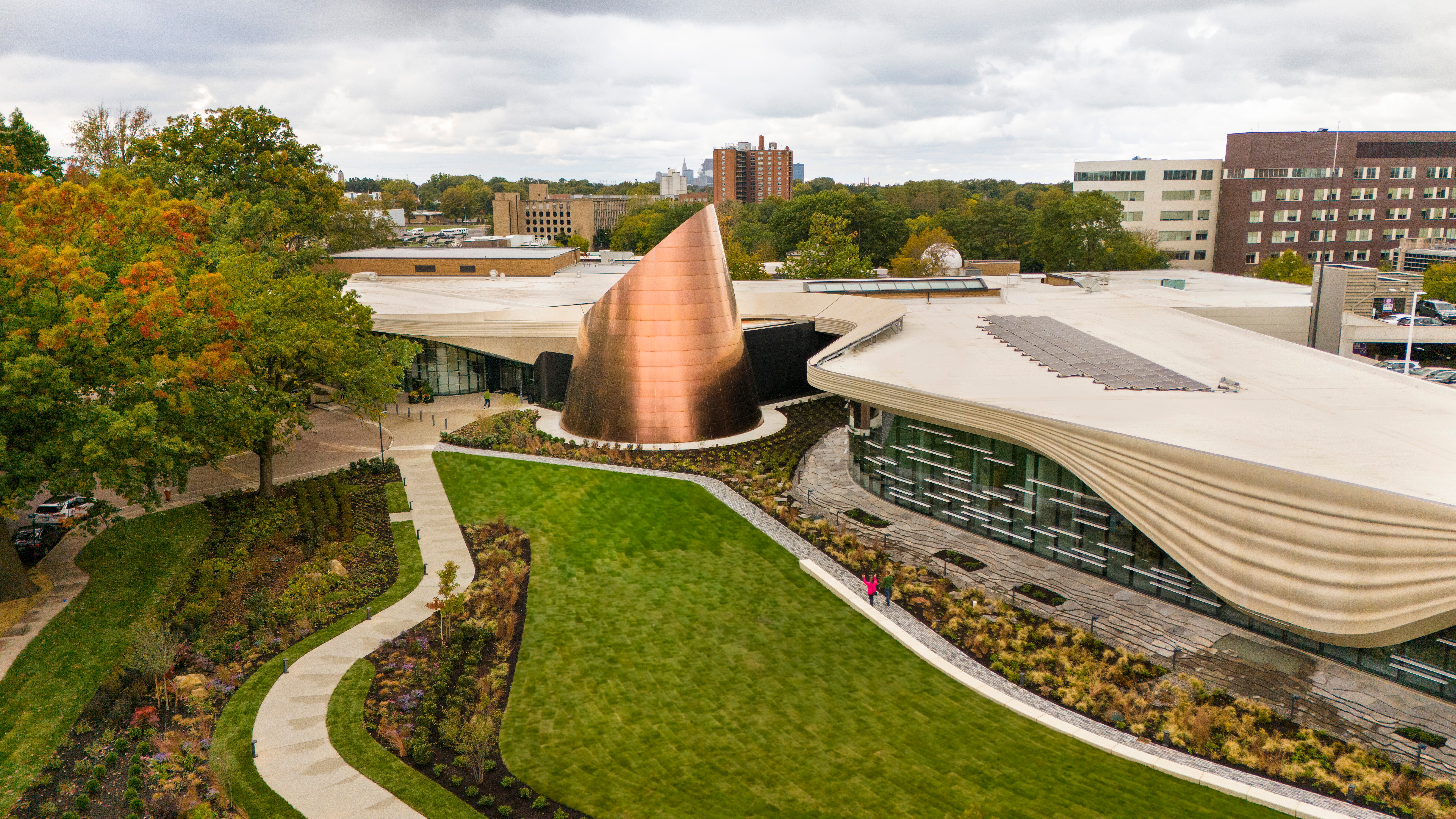 The Cleveland Museum of Natural History's glacier-inspired design helped earn it a place on the 2025 list of world's most beautiful museums