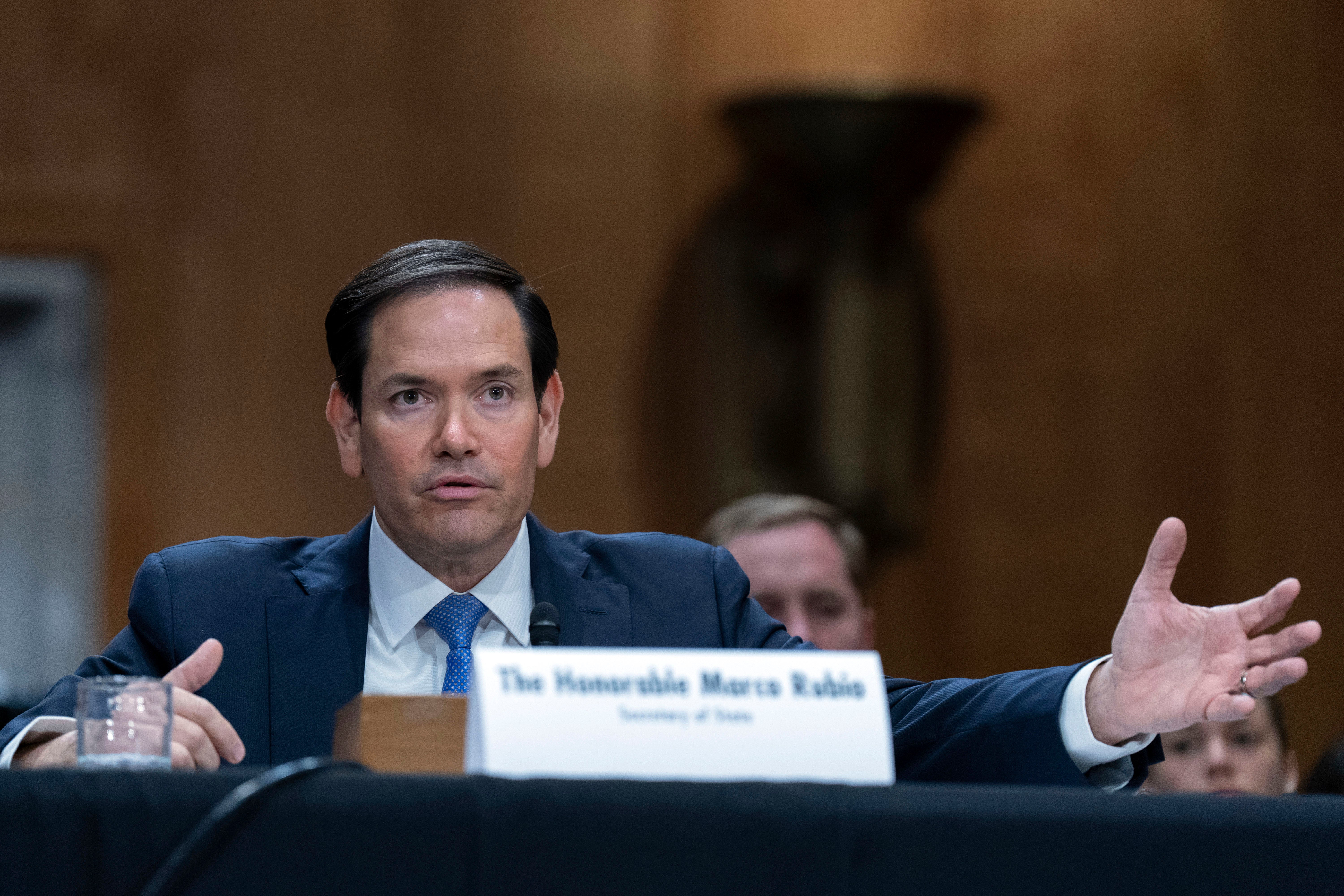 Marco Rubio faced a barrage of criticism from Democratic senators on May 20 as he defended foreign policy and immigration enforcement under the Trump administration