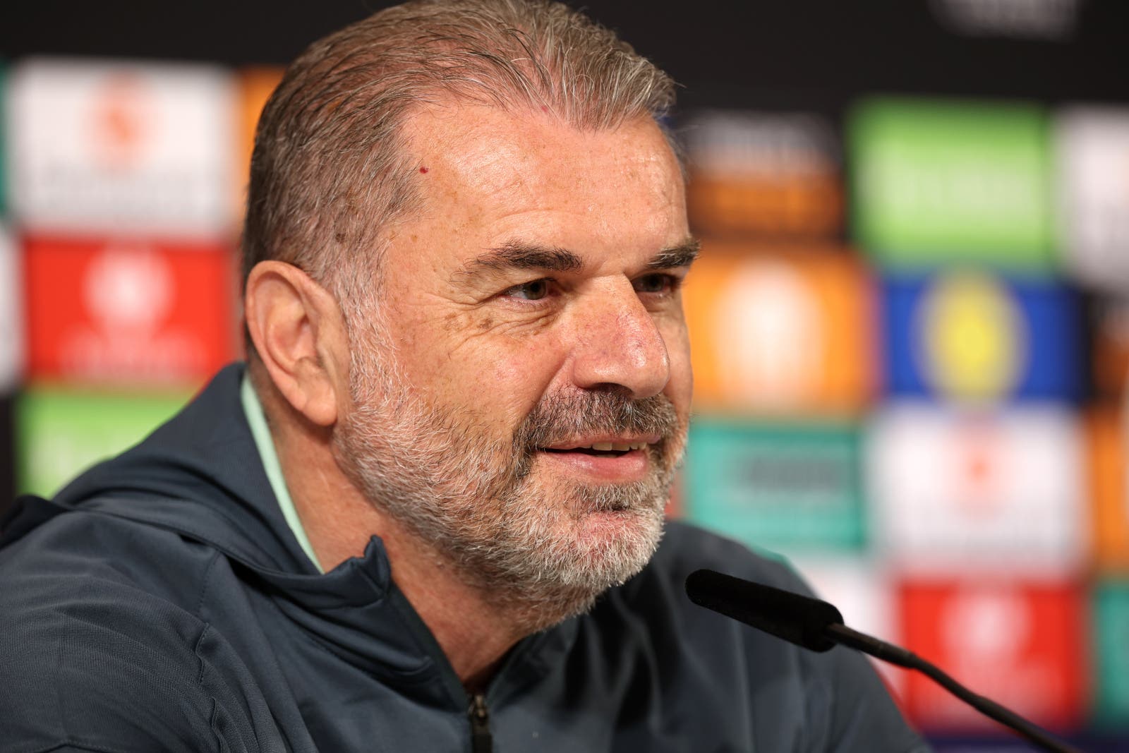 Ange Postecoglou feels his work at Tottenham is far from finished (Alex Pantling/UEFA Handout/PA)
