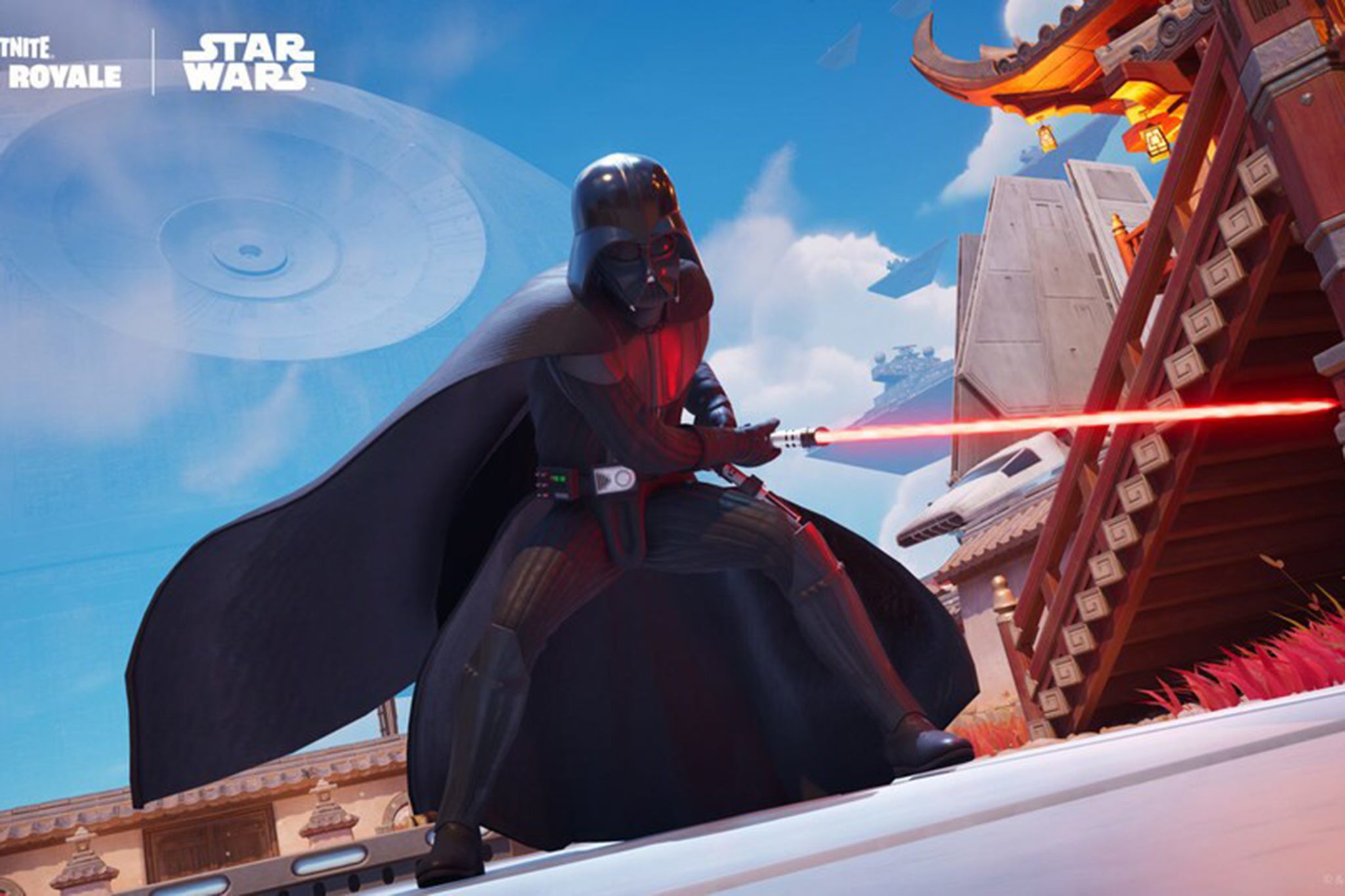 Darth Vader in the popular video game, Fortnite