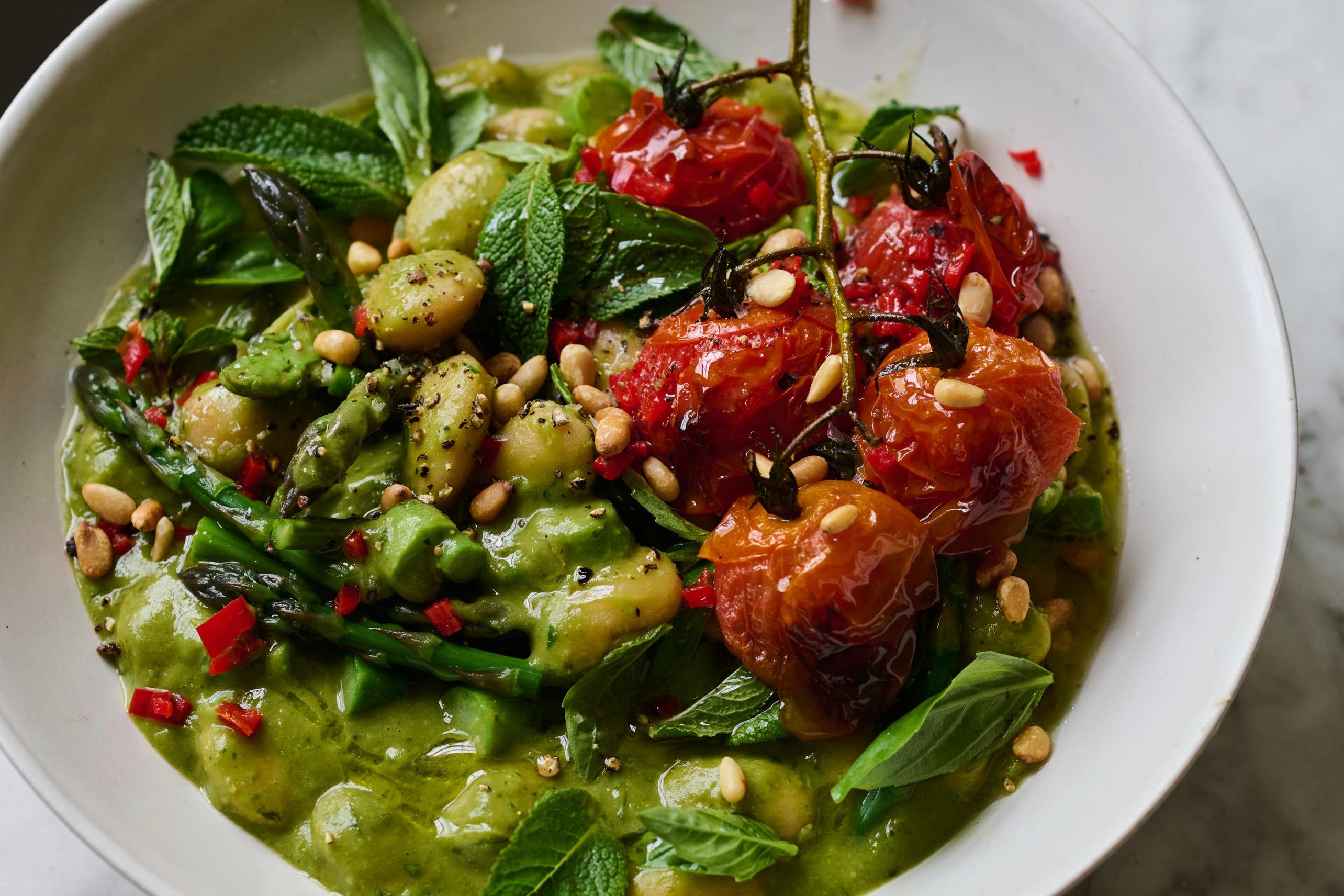 Proof that a tin of beans and a spoonful of pesto can make a seriously good dinner