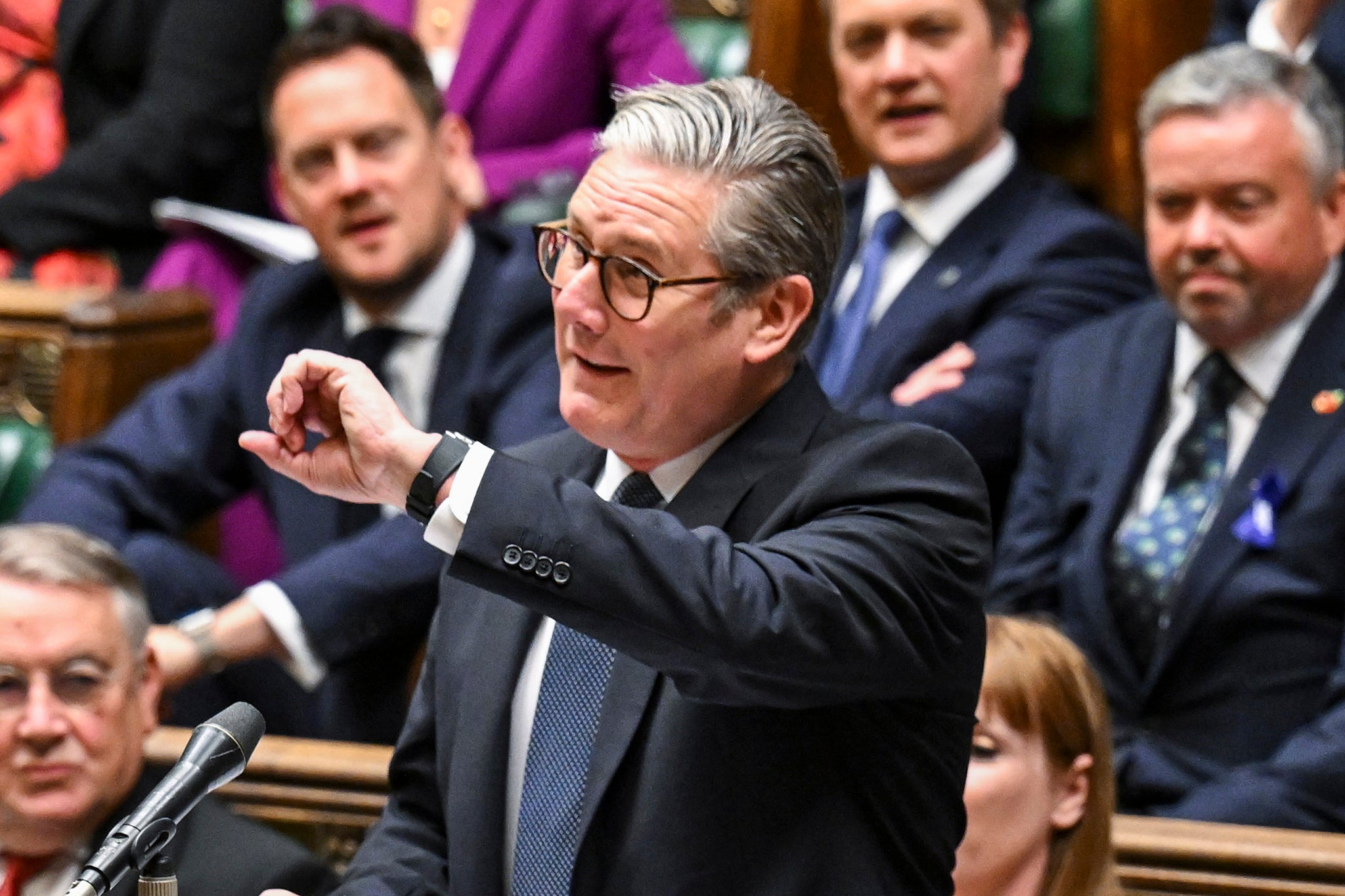 Sir Keir championed the deal in the Commons