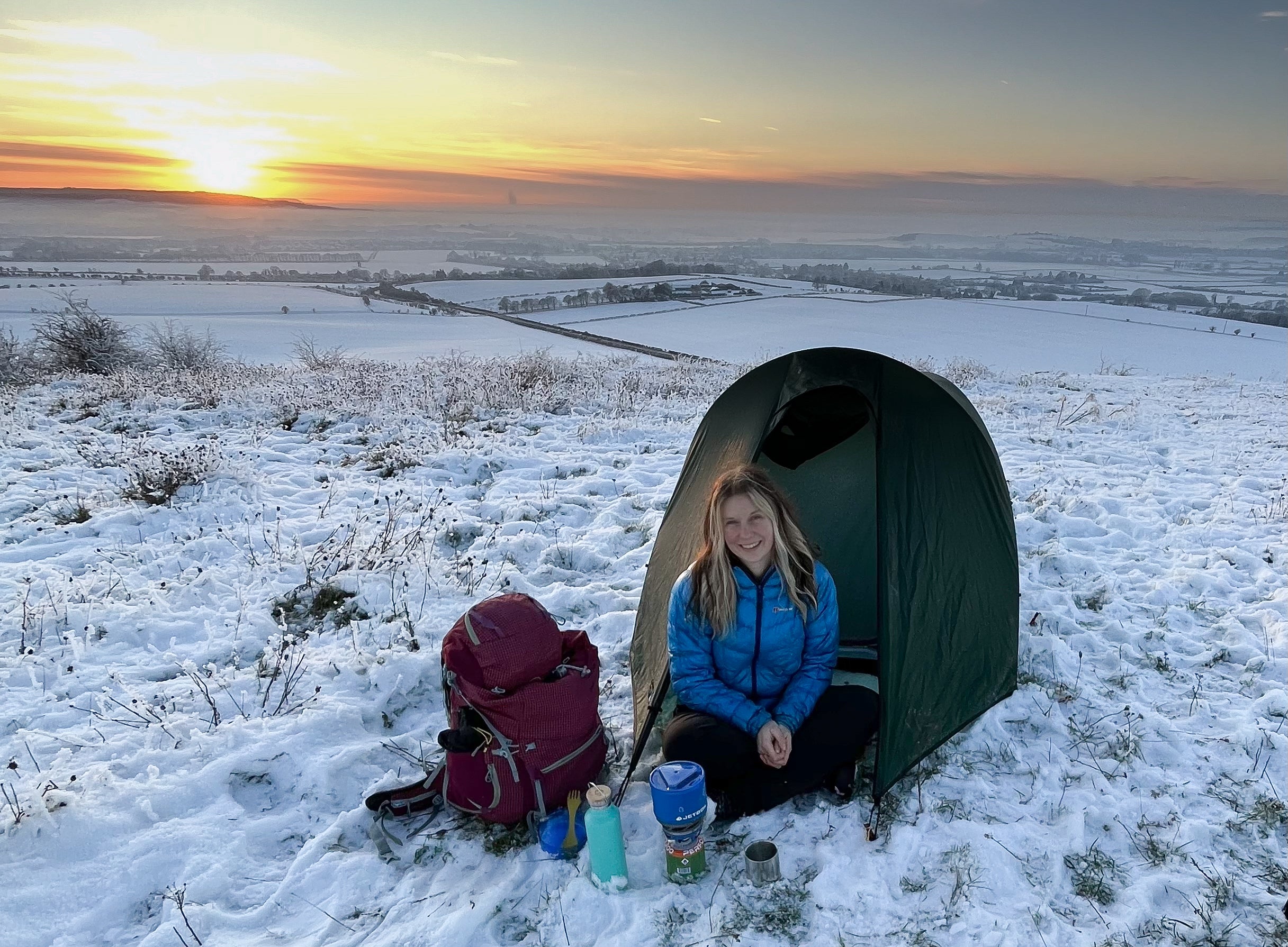 Writer Phoebe Smith loves to wild camp in the winter