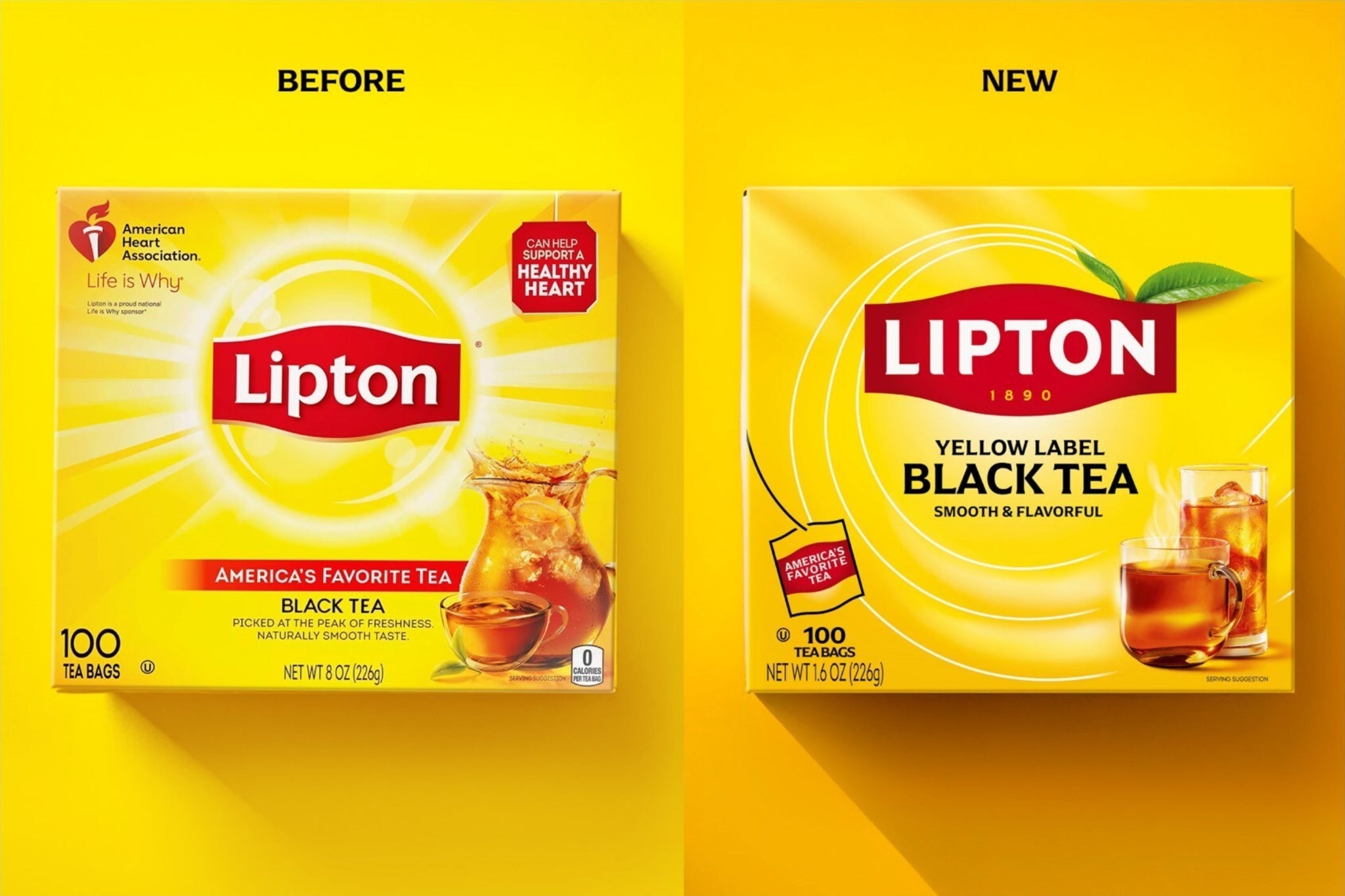 Part of Lipton’s rebrand includes releasing an English Breakfast tea