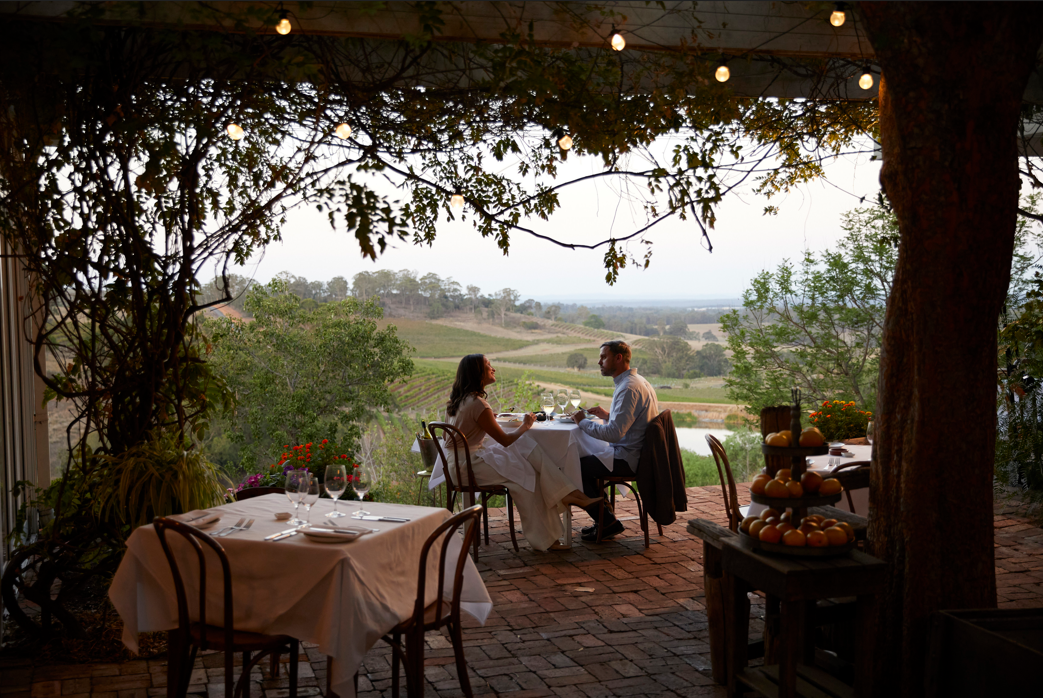French flair meets vineyard views at Bistro Molines, a Hunter Valley gem blending fine dining with rustic charm